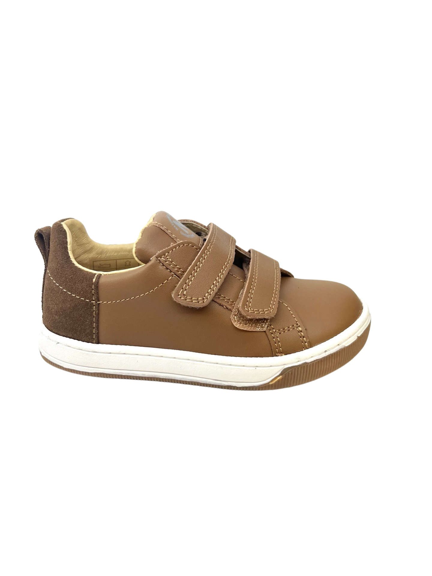 Naturino Luggage Double Velcro Sneaker With Suede Back - Caleb