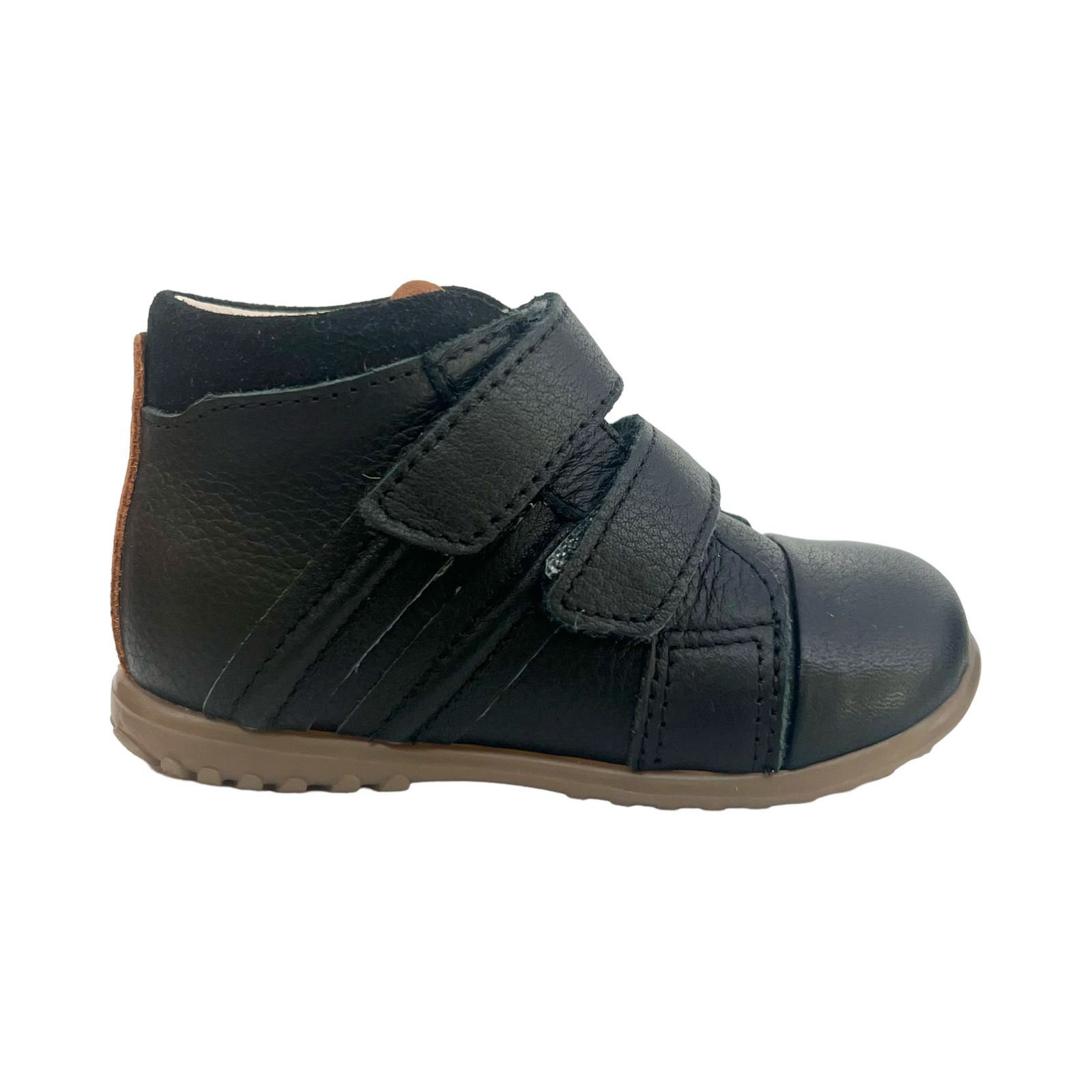 Emel Black Double Velcro Baby Sneaker