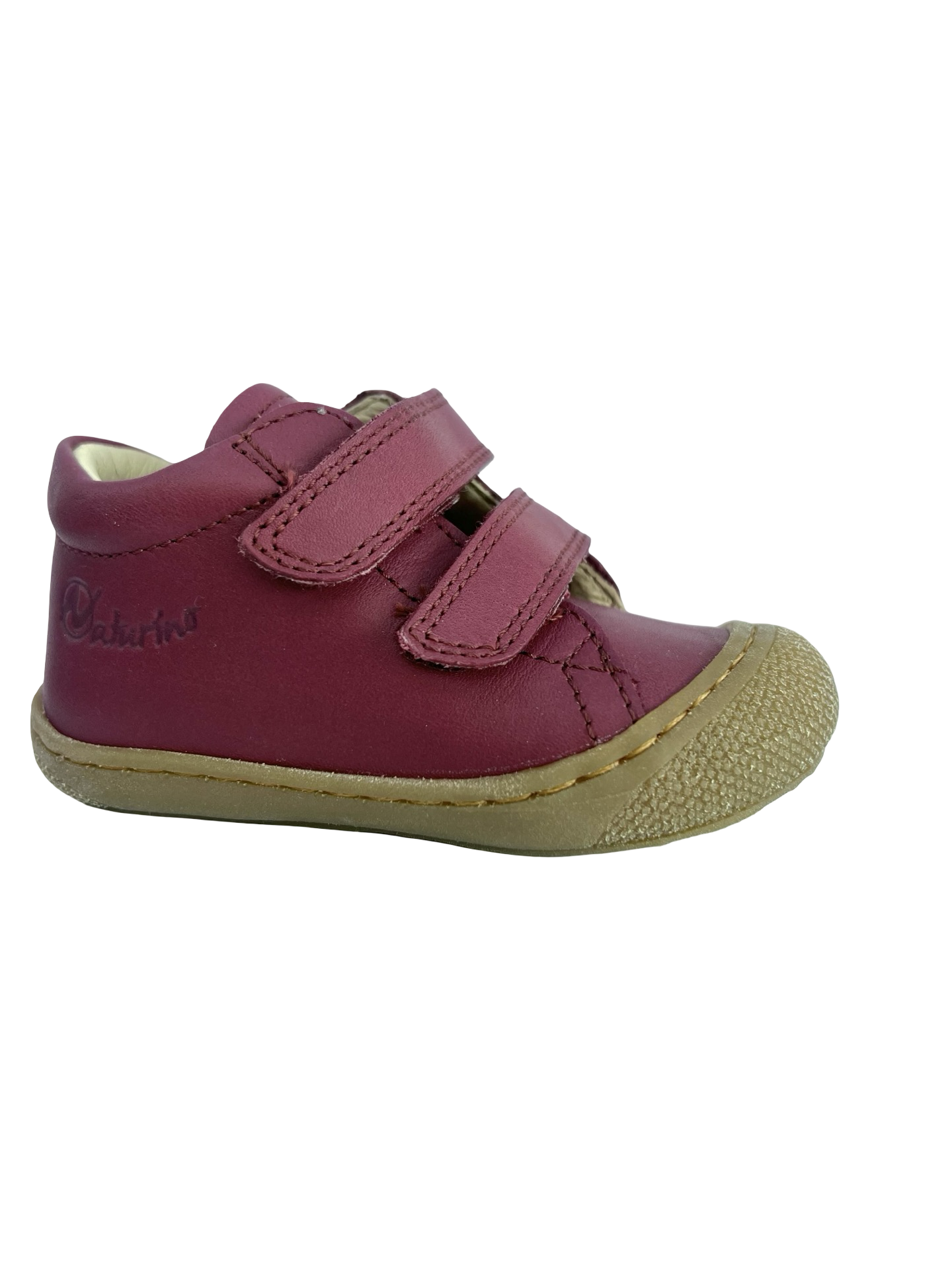 Naturino Berry Double Velcro Baby Sneaker - Cocoon
