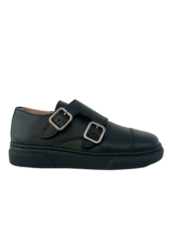 Blublonc Black Saffiano Dress Sneaker