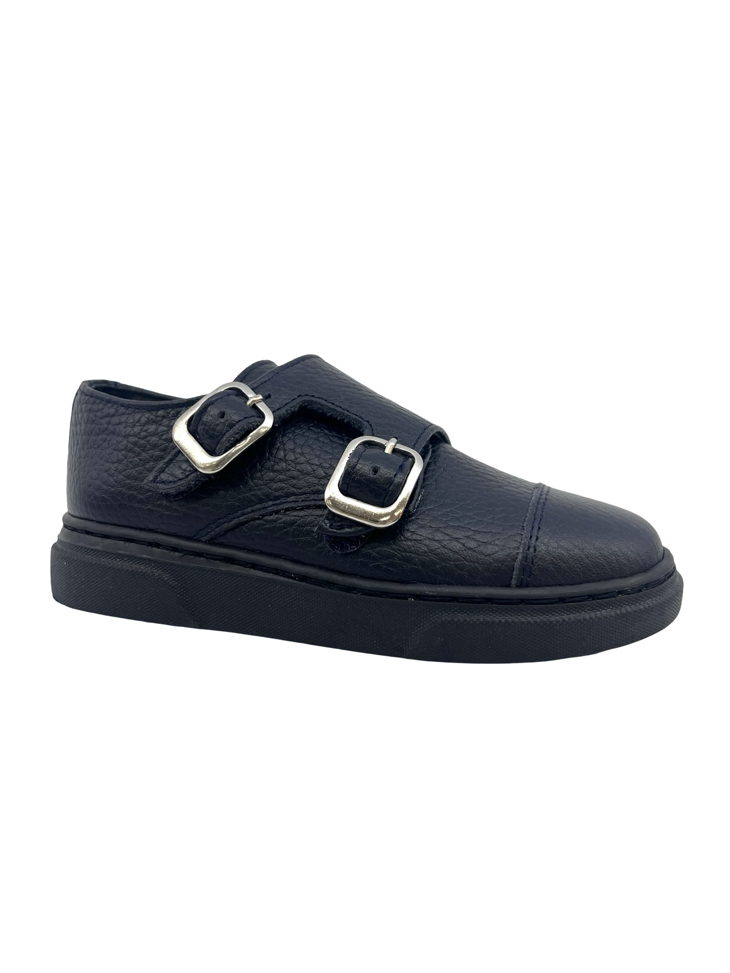 Blublonc Navy Double Monkstrap Dress Sneaker - Leo
