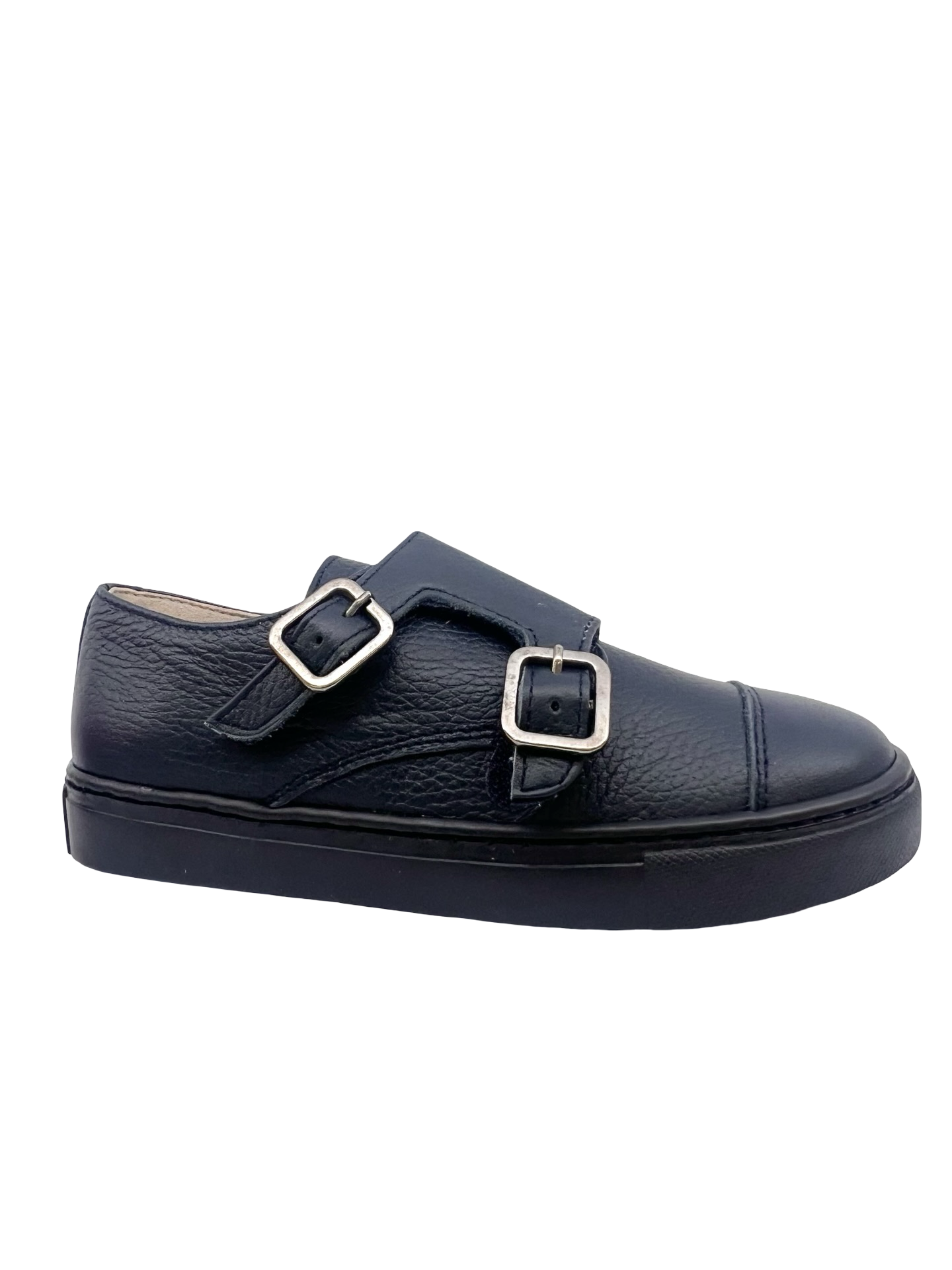 Blublonc Navy Monkstrap Shoe