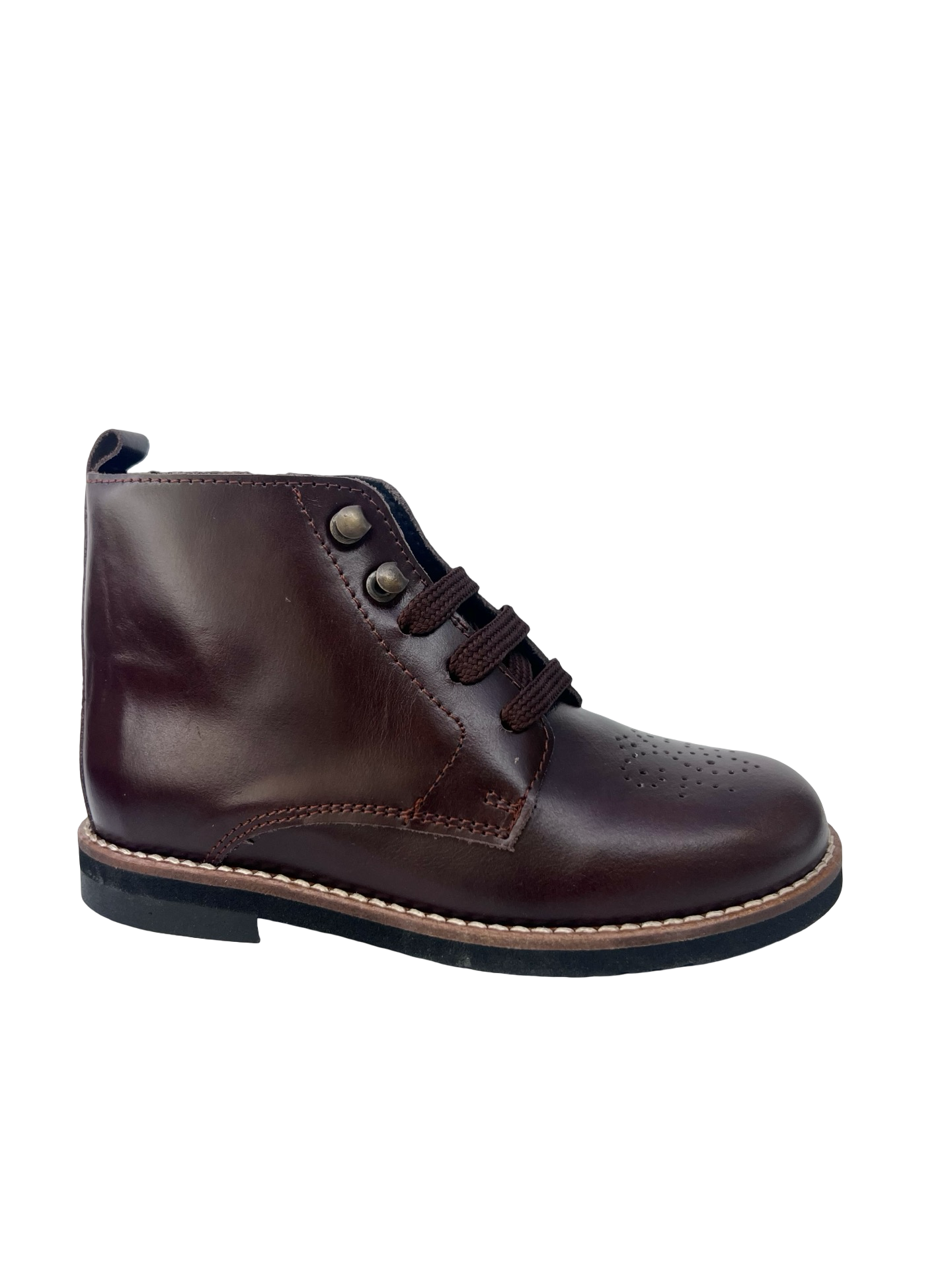 Blublonc Brown Zip Bootie