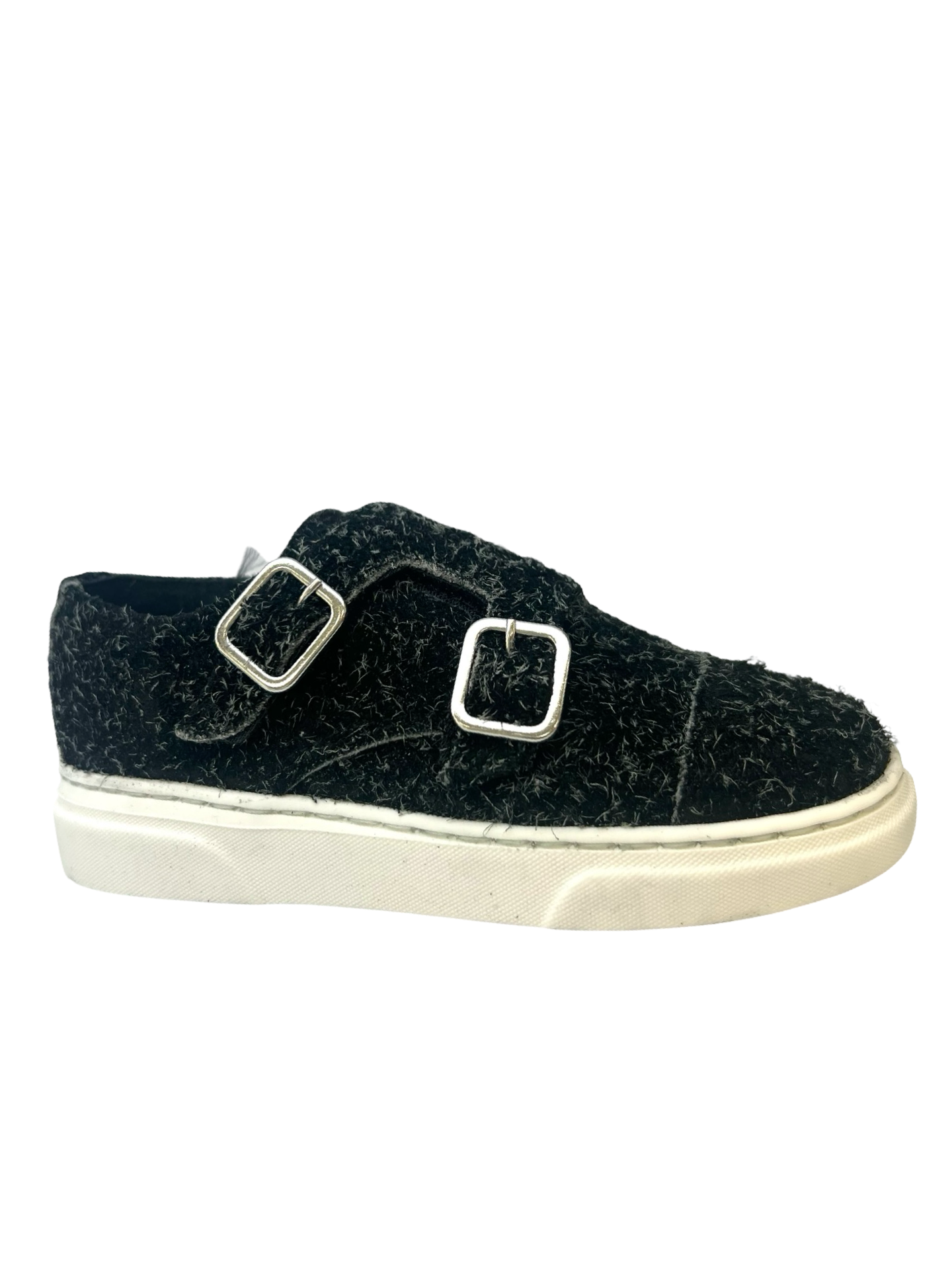Blublonc Black Double Monkstrap Dress Sneaker - Leo C