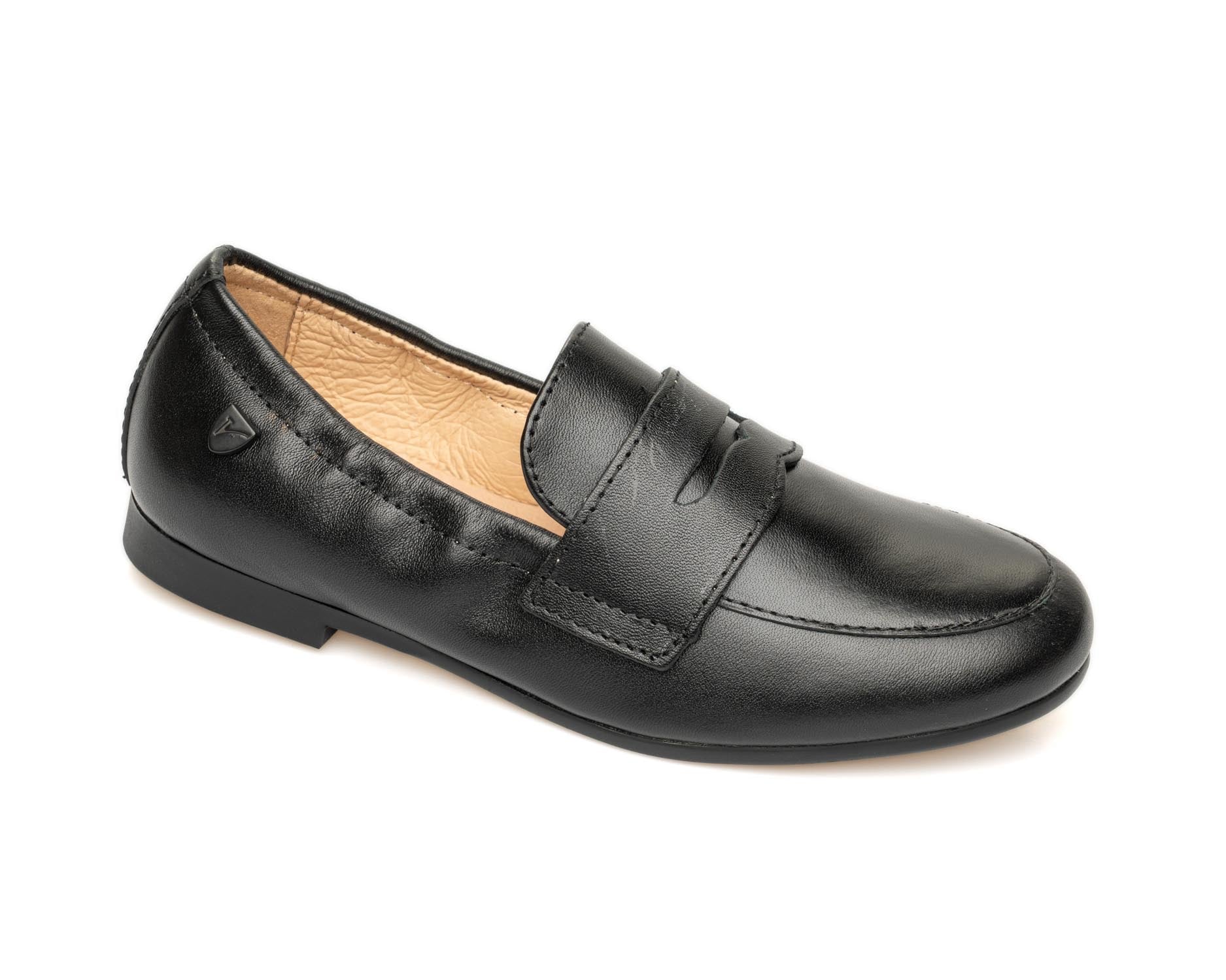 Venettini Black Elastic Penny Loafer   12