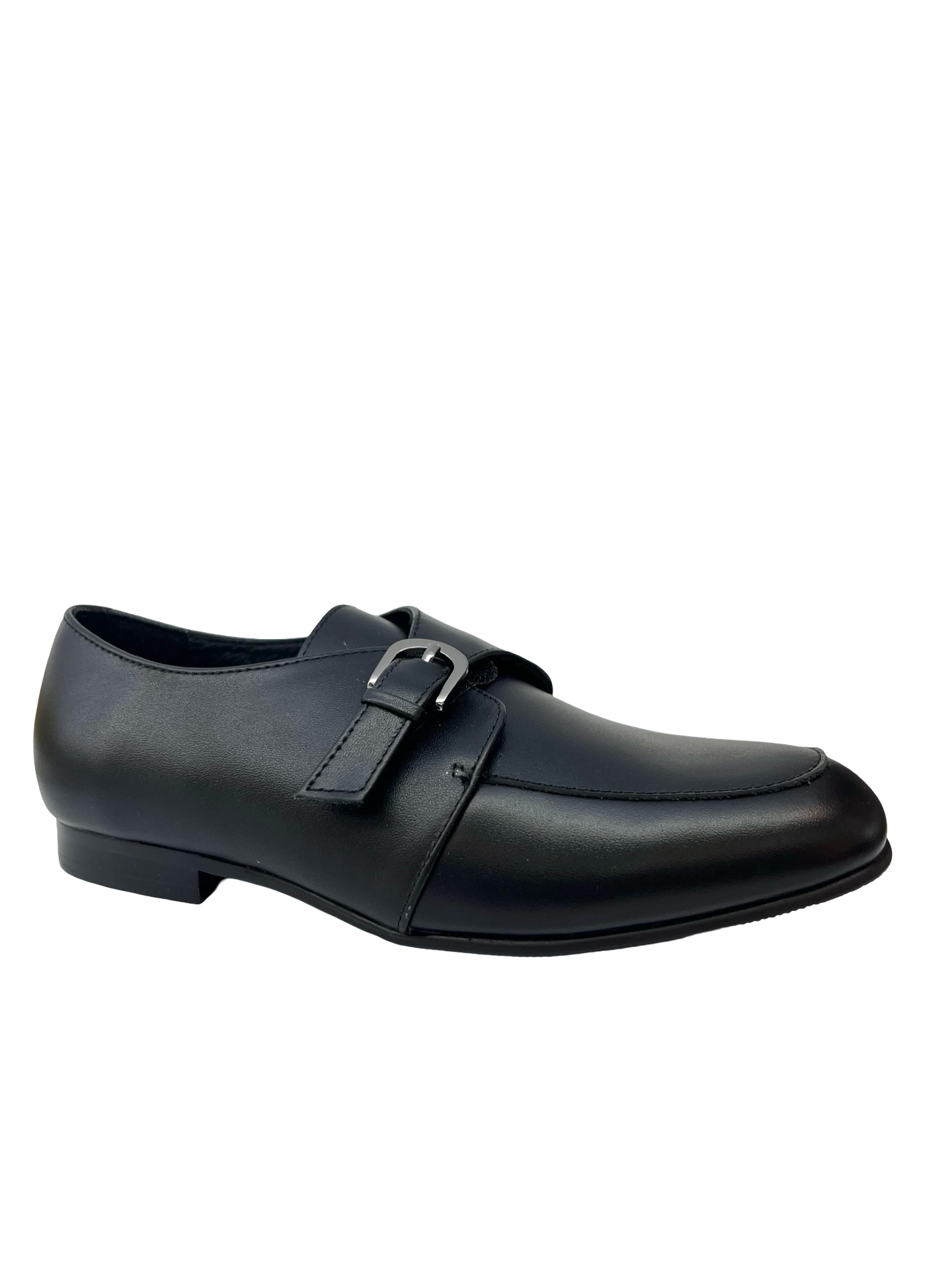 Venettini Black Buckle Dress Shoe  10