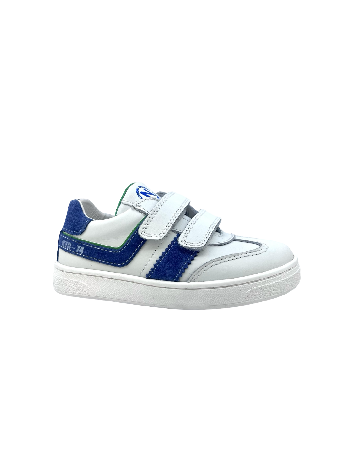 NATURINO MARVES LOW VL. CALF/SUEDE WHITE-AZURE