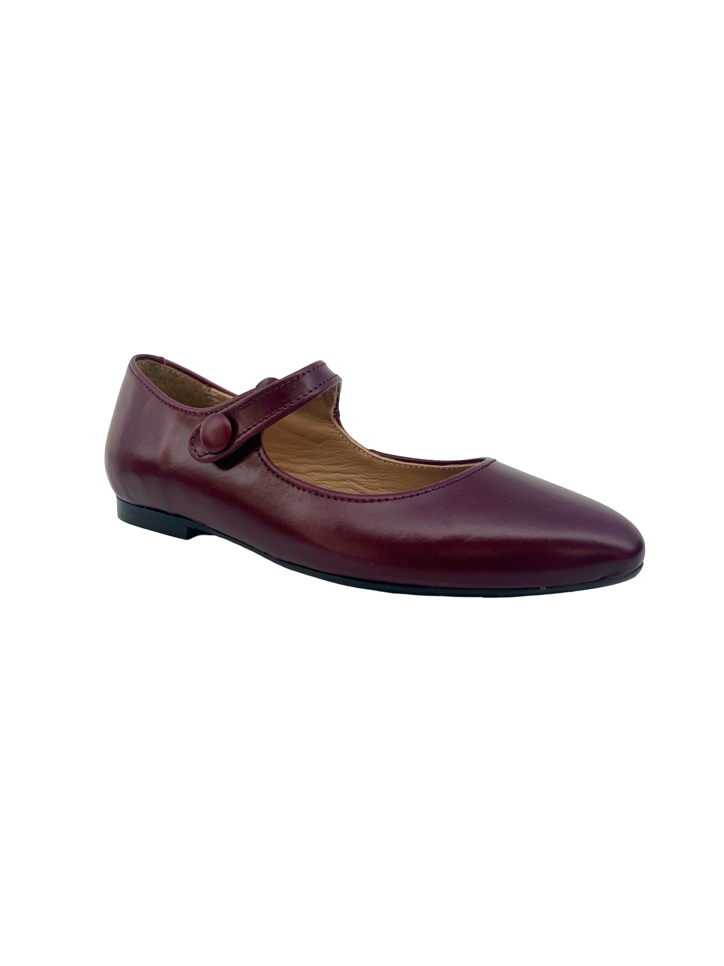 Papanatas Burgundy Pointy Mary Jane