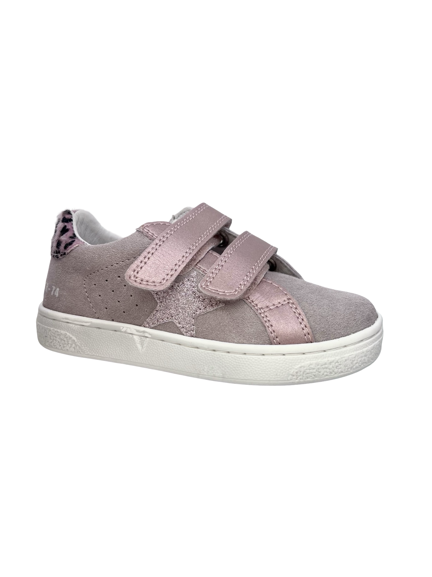 Naturino Rose Double Velcro Sneaker - Pinn