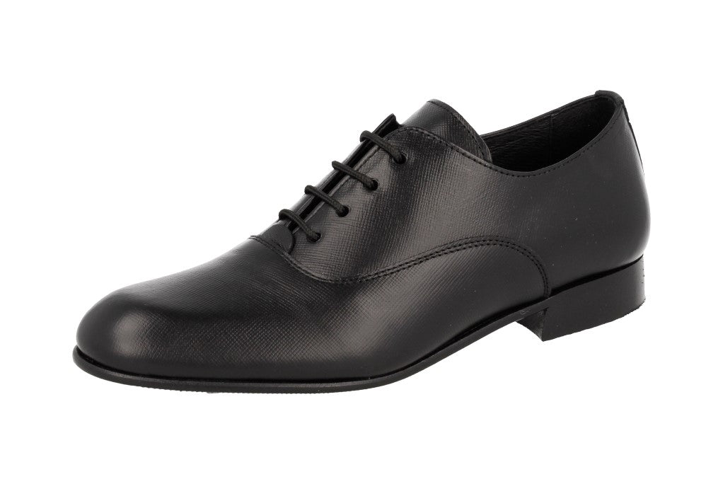 Andanines Black Textured Lace Dress Shoe