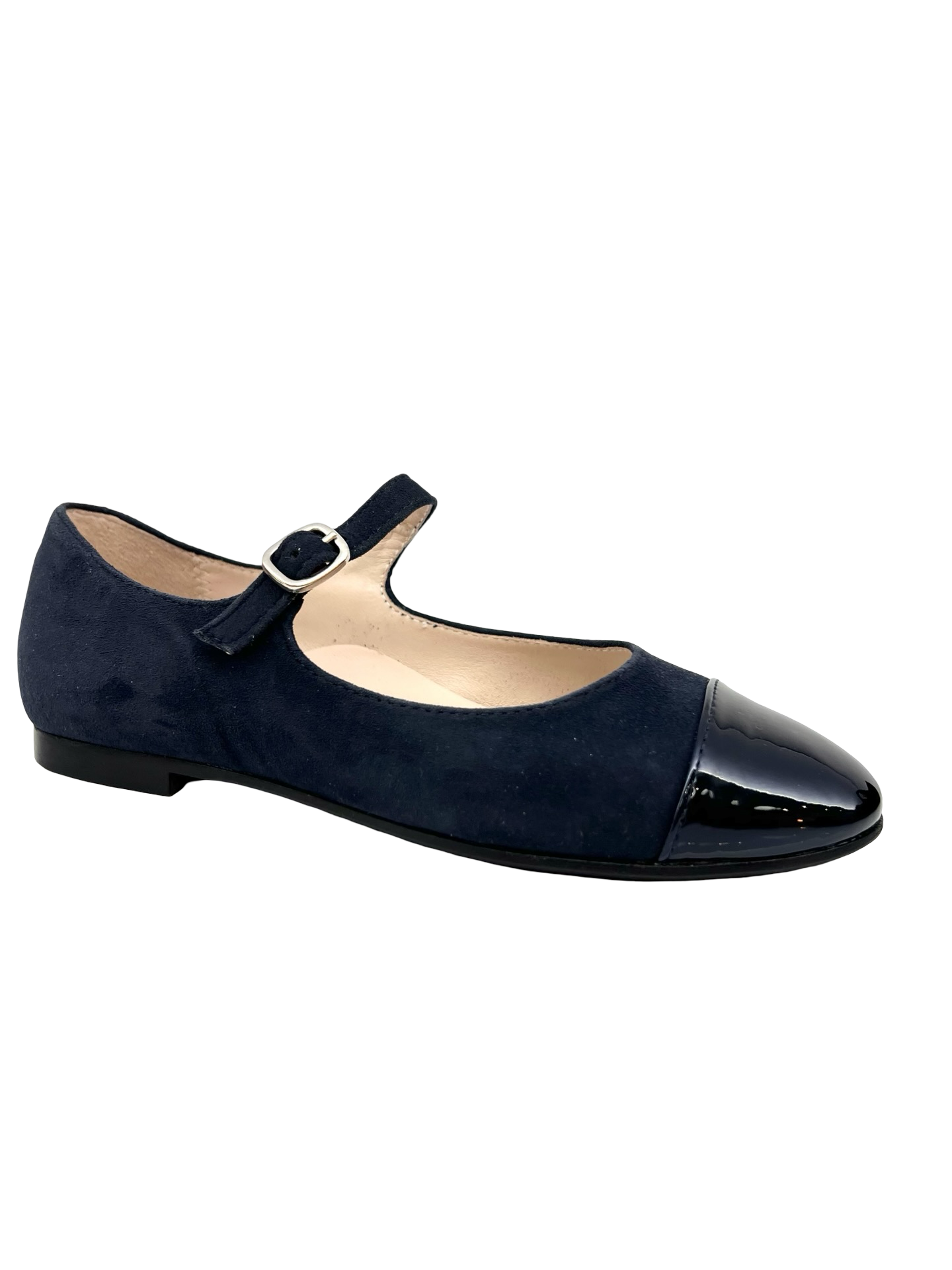 Beberlis Blue Cap Toe Mary Jane