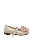 Beberlis Rose Velcro Mary Jane with Bow