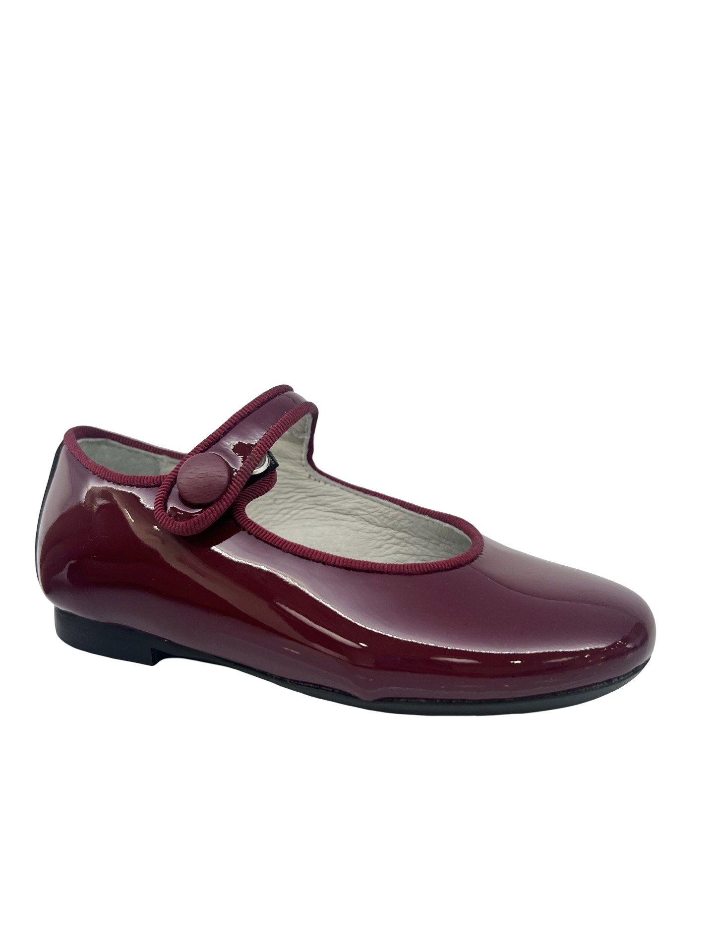 Luccini Bordeaux Patent Mary Jane