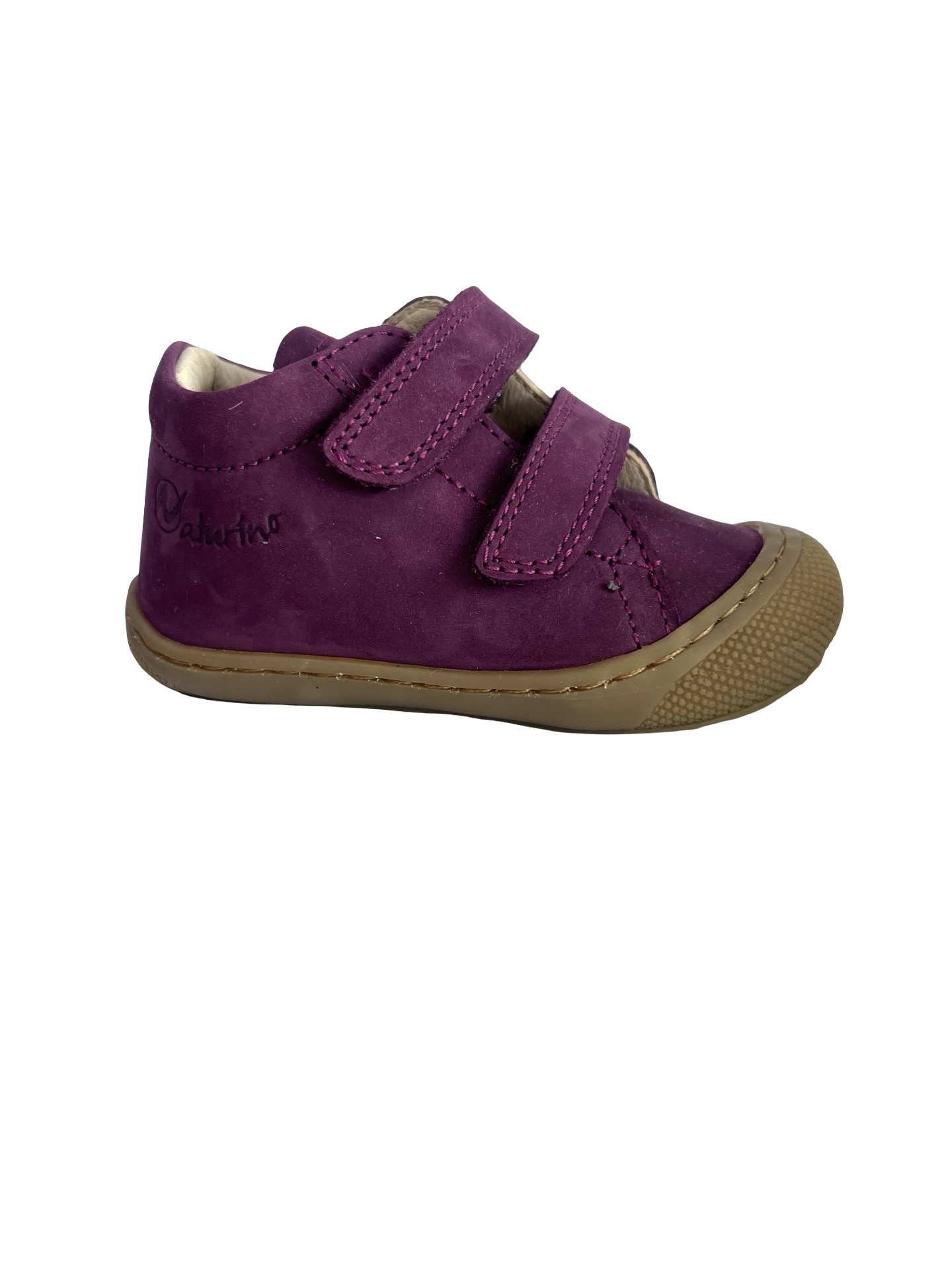 Naturino Prune Double Velcro Baby Sneaker - Cocoon