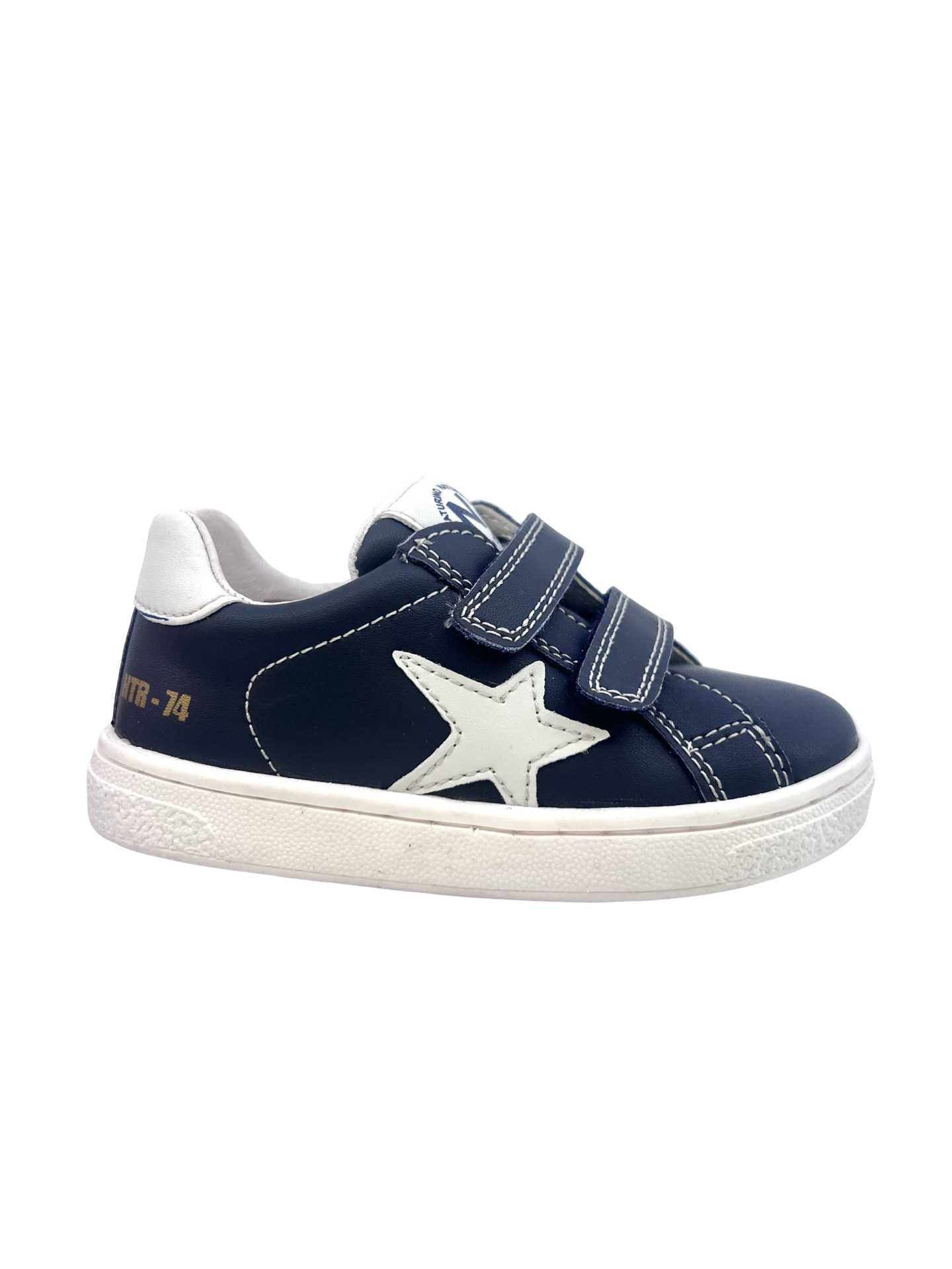 NATURINO PINN VL. CALF NAVY-WHITE