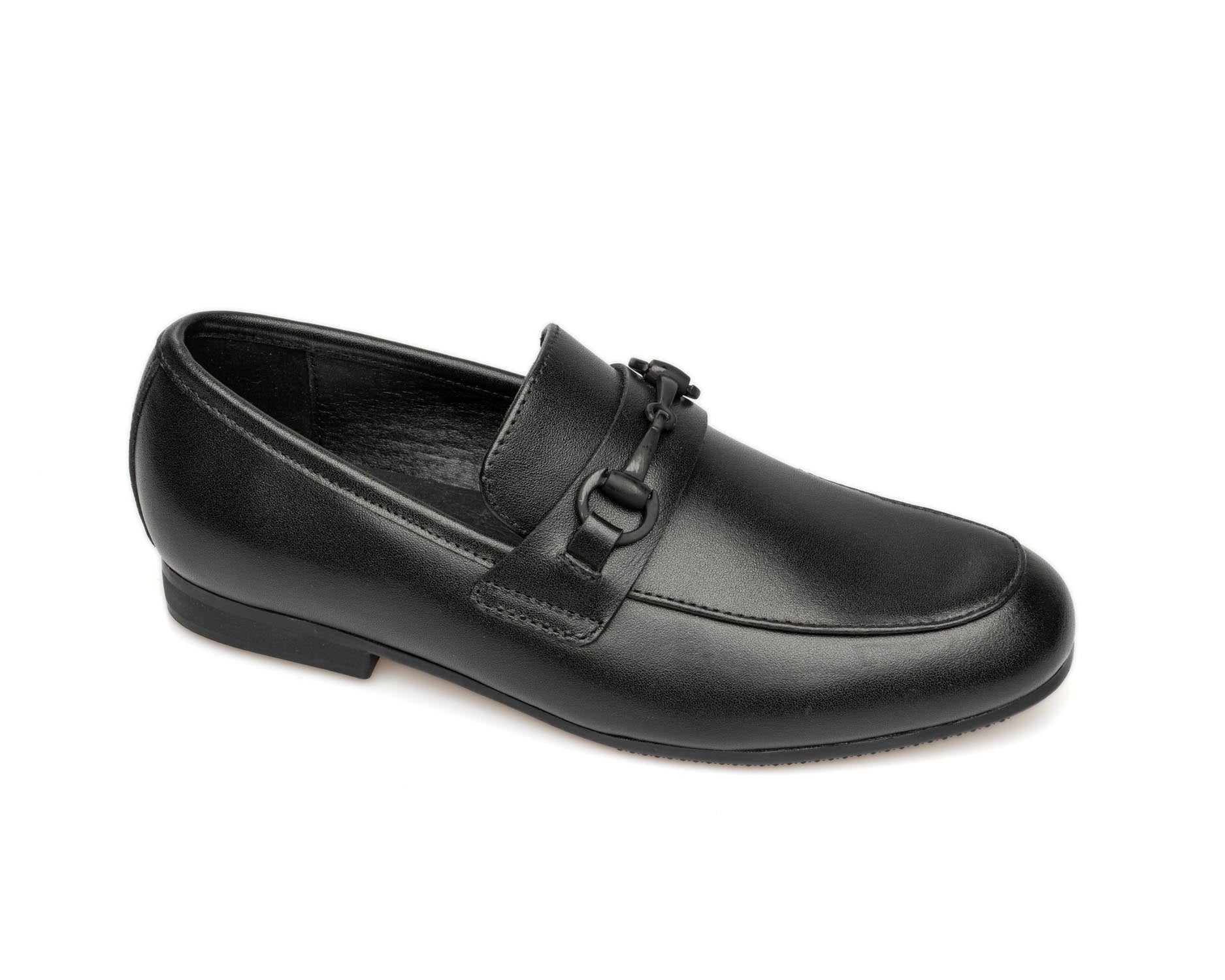 Venettini Black Dress Chain Loafer   2
