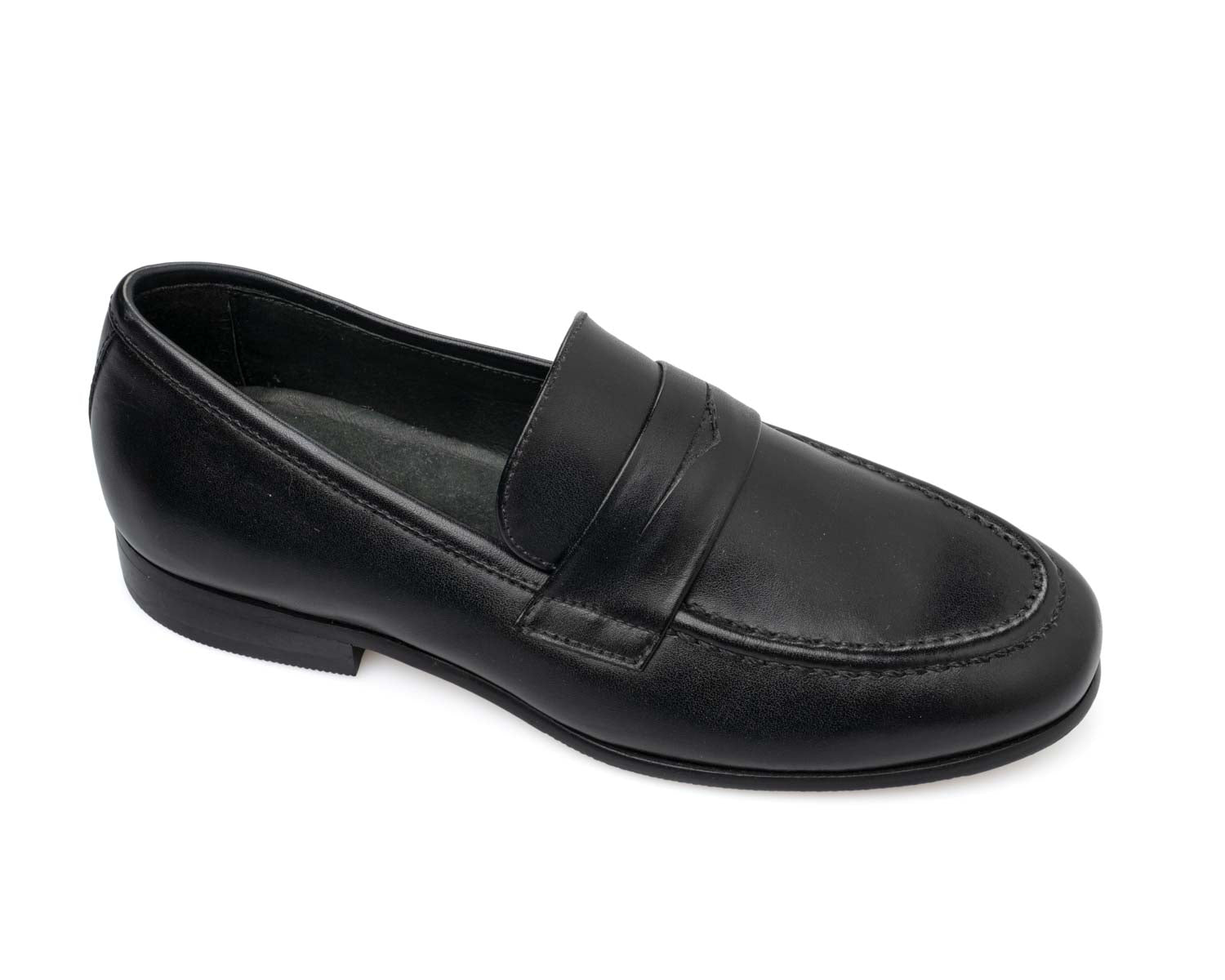 Venettini Black Dress Penny Loafer   4