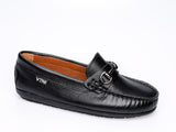 Venettini Black Chain Mocassin