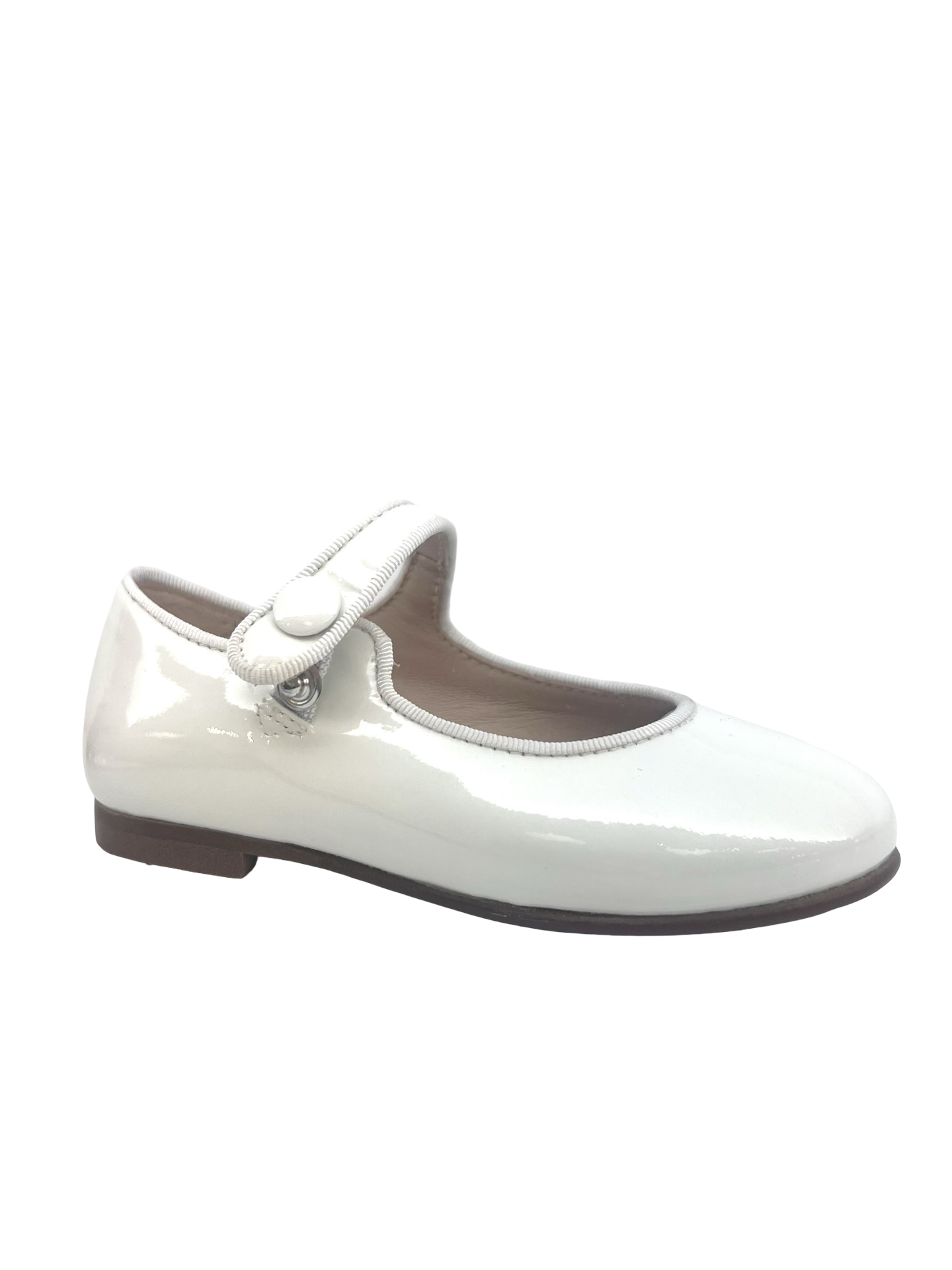 Beberlis White Patent Mary Jane
