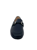 Venettini Navy Chain Elastic Loafer