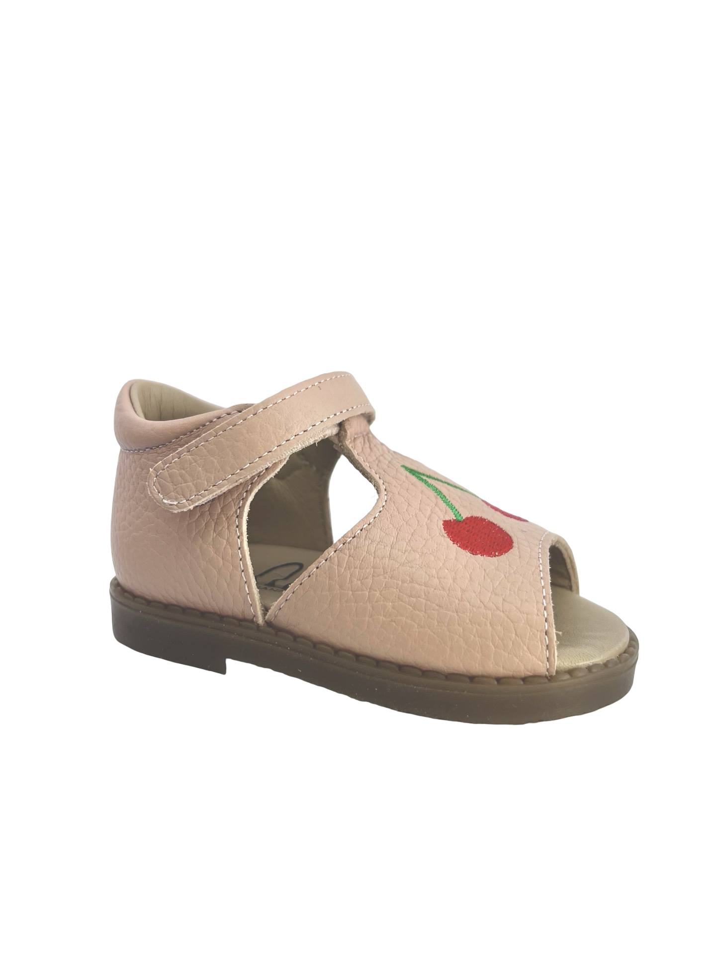 Jolee Rose Open Toe Sandal with Cherry Embroidery