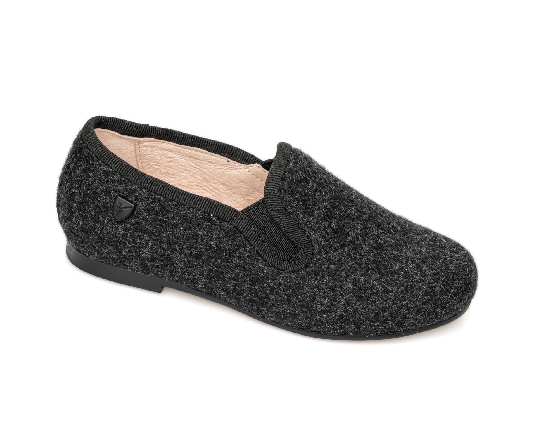 Venettini Dark Gray Flannel Smoking Shoe