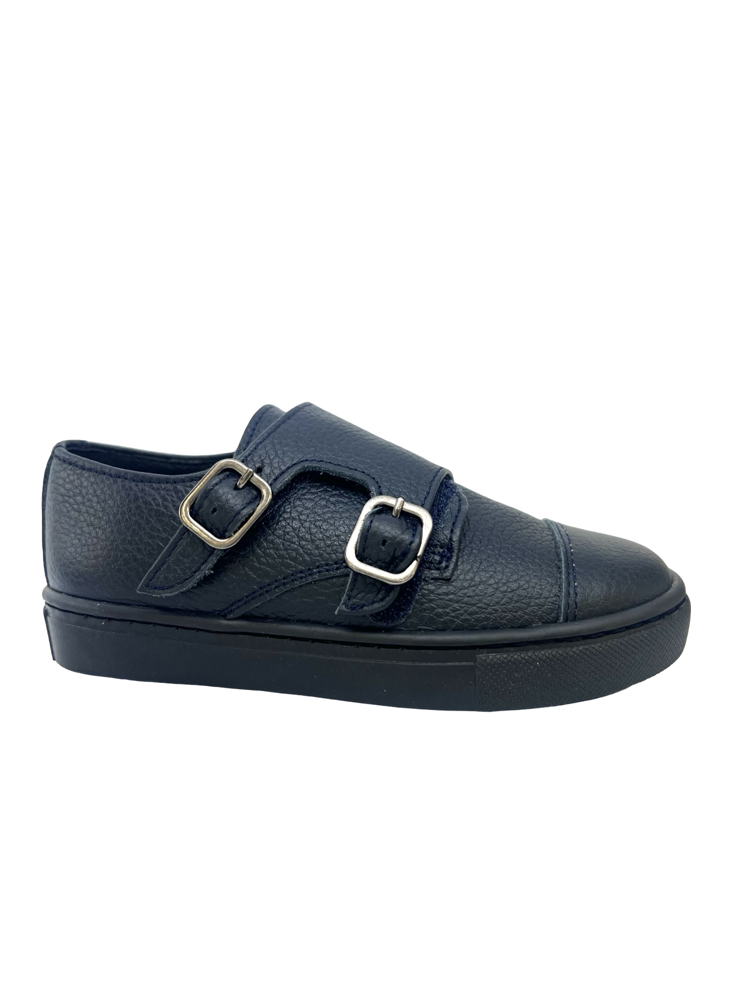 Blublonc Navy Monkstrap Shoe