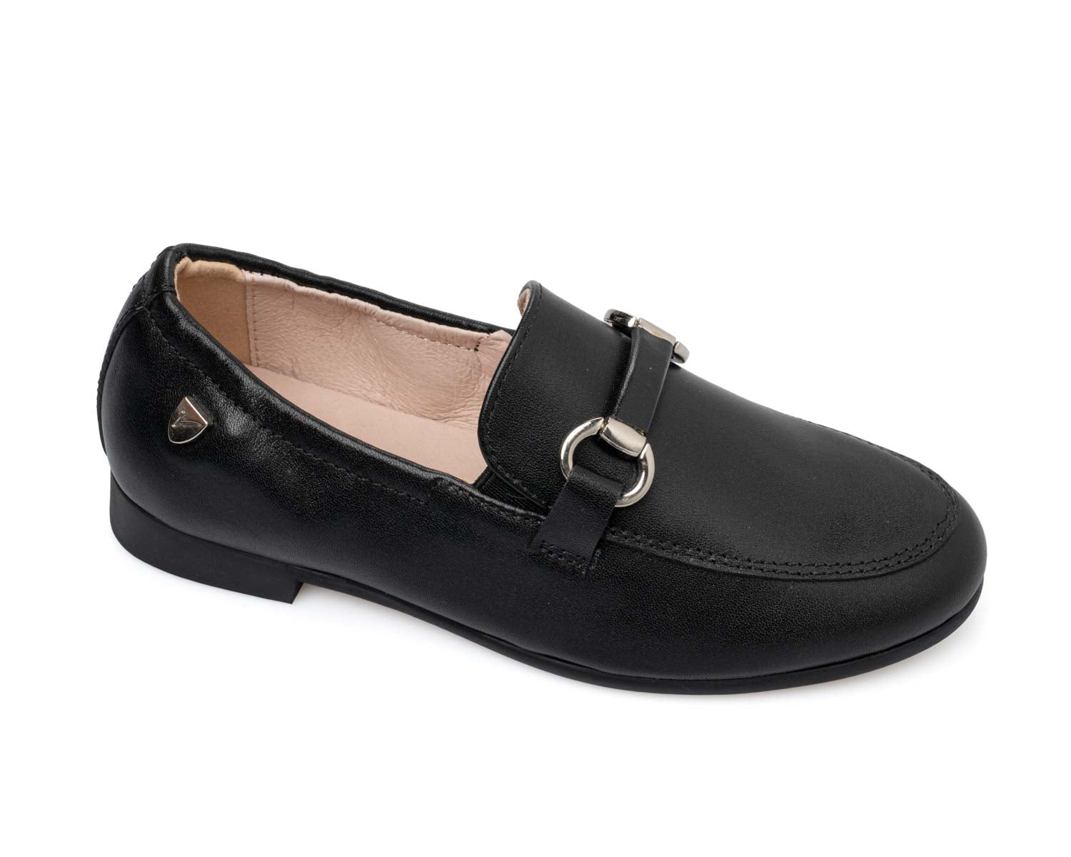 Venettini Black Elastic Chain Loafer   13