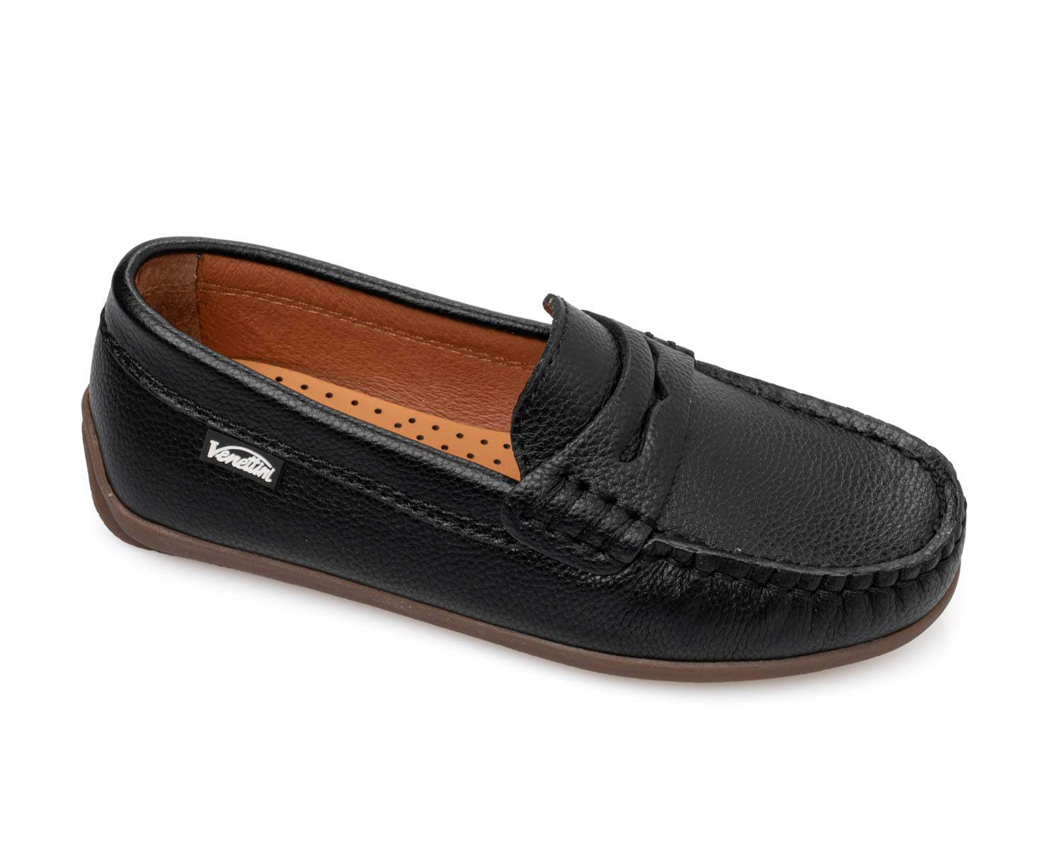 Venettini Black Penny Loafer   16