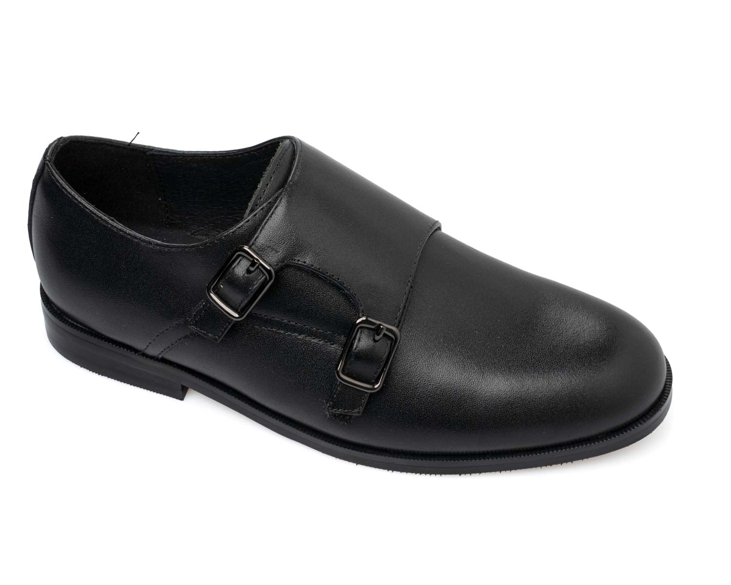 Venettini Black Double Velcro Dress Shoe   18