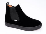 Venettini Black Velvet Elastic Bootie
