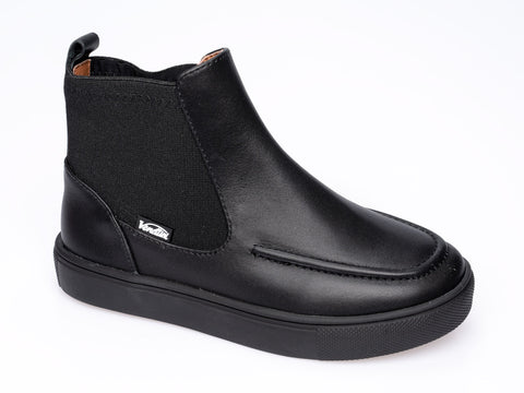Venettini Black Emory Elastic Bootie