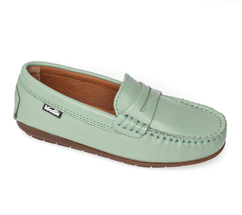 Venettini Mint Pebbled Penny Loafer