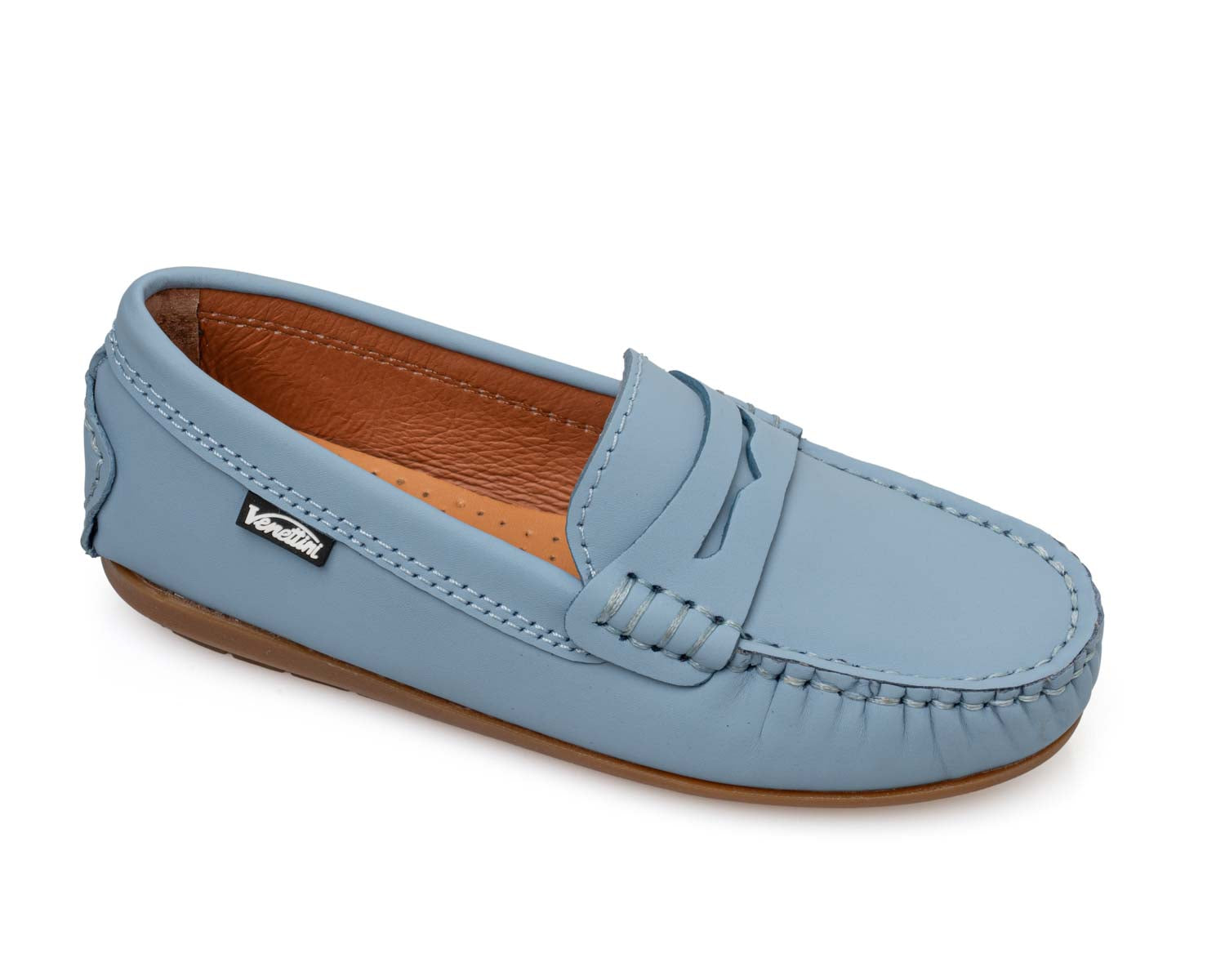 Venettini Blue Gum Penny Loafer   22
