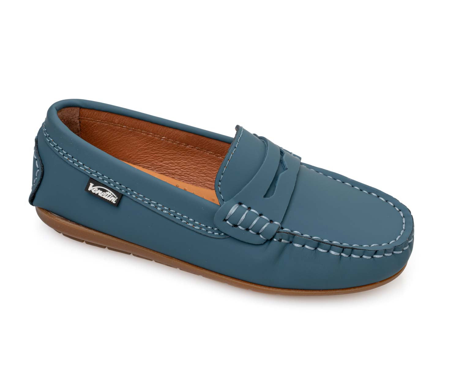 Venettini Blue Gum Penny Loafer   25