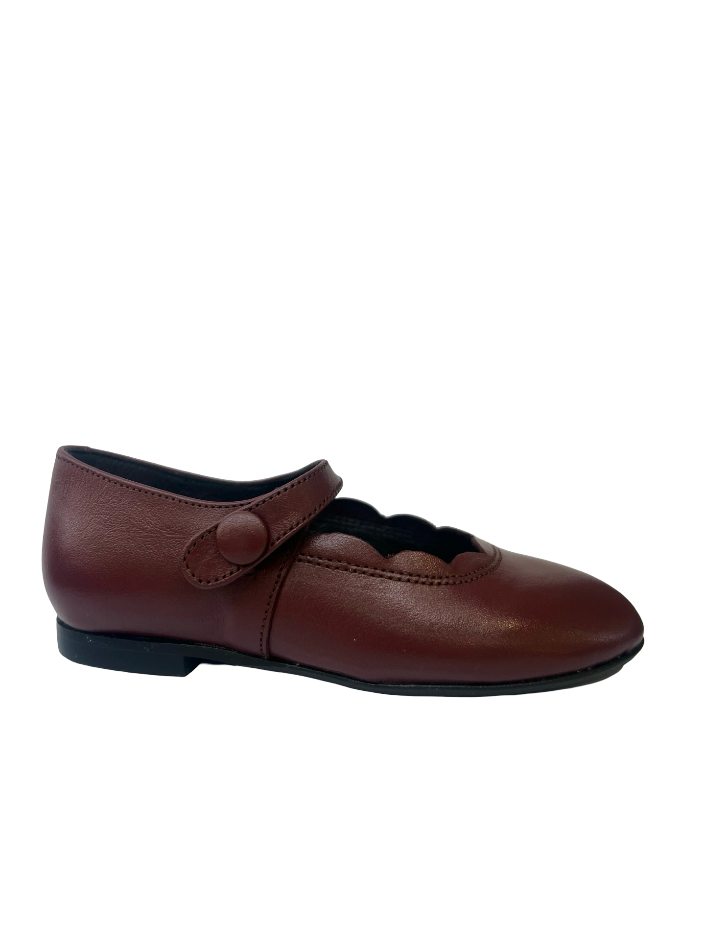 Jolee Bordeaux Scallop Mary Jane