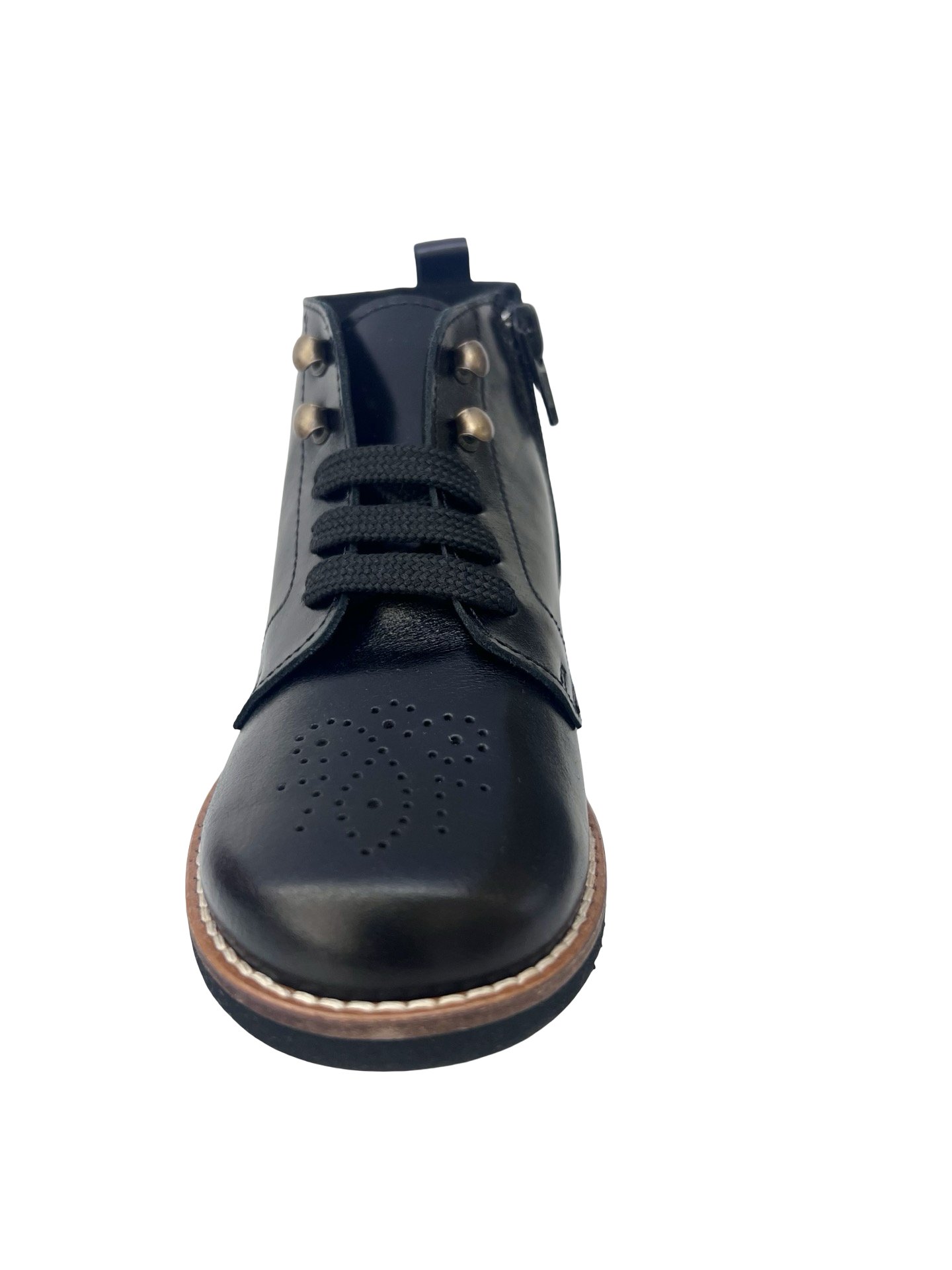 Blublonc Black Zip Bootie