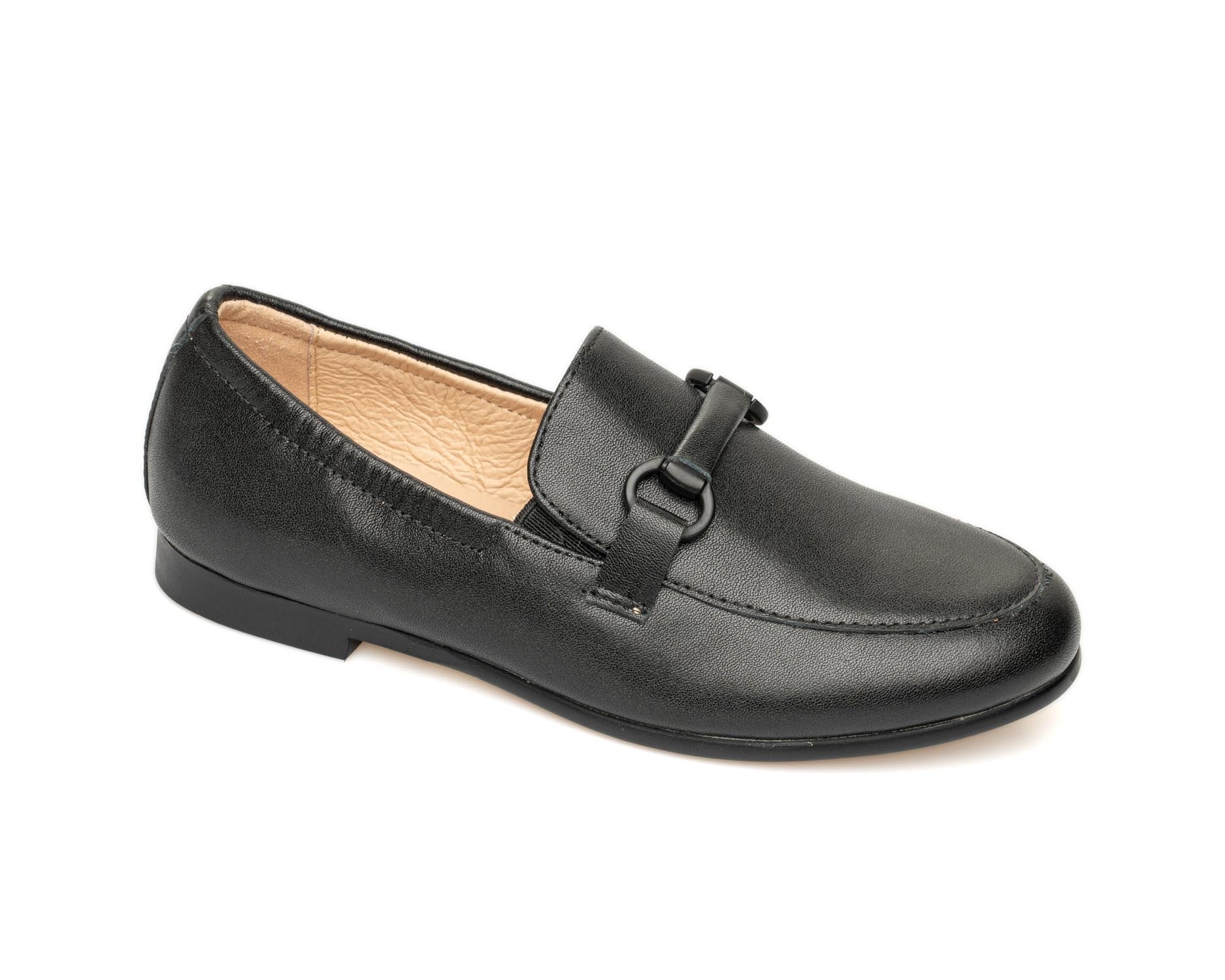 Venettini Black Elastic Chain Loafer   13