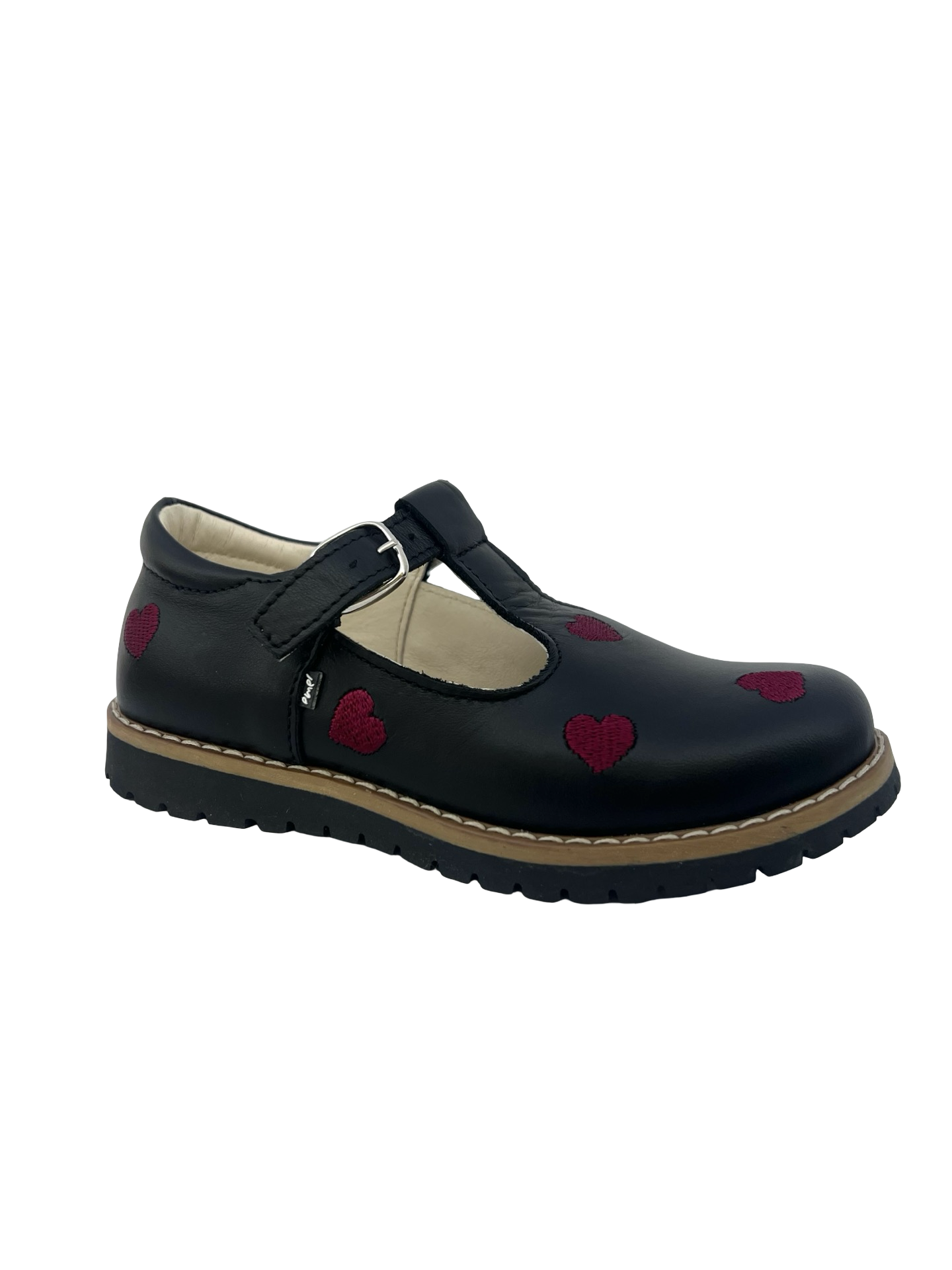 Emel Black Hearts T Strap