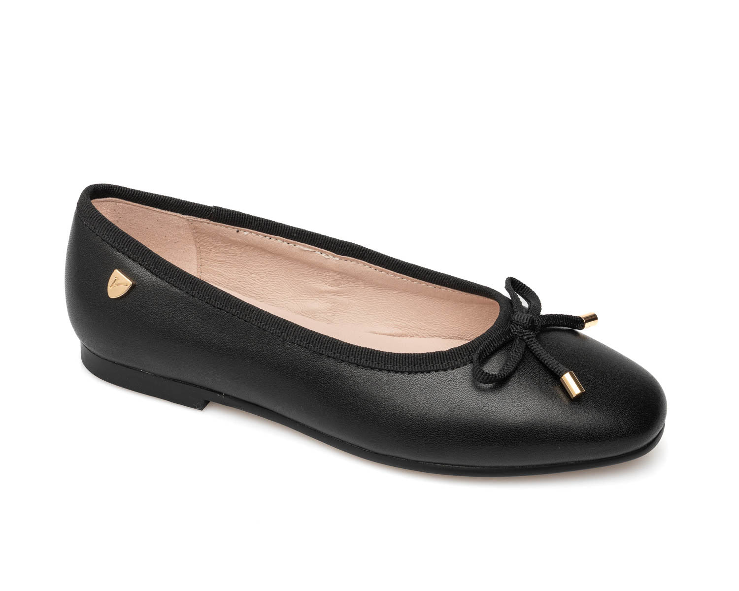 Venettini Black Ballet Flat- Daisy