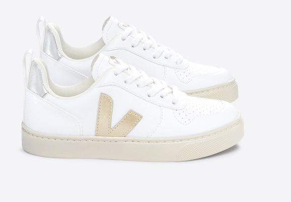 Veja Platine Silver Laced Sneaker