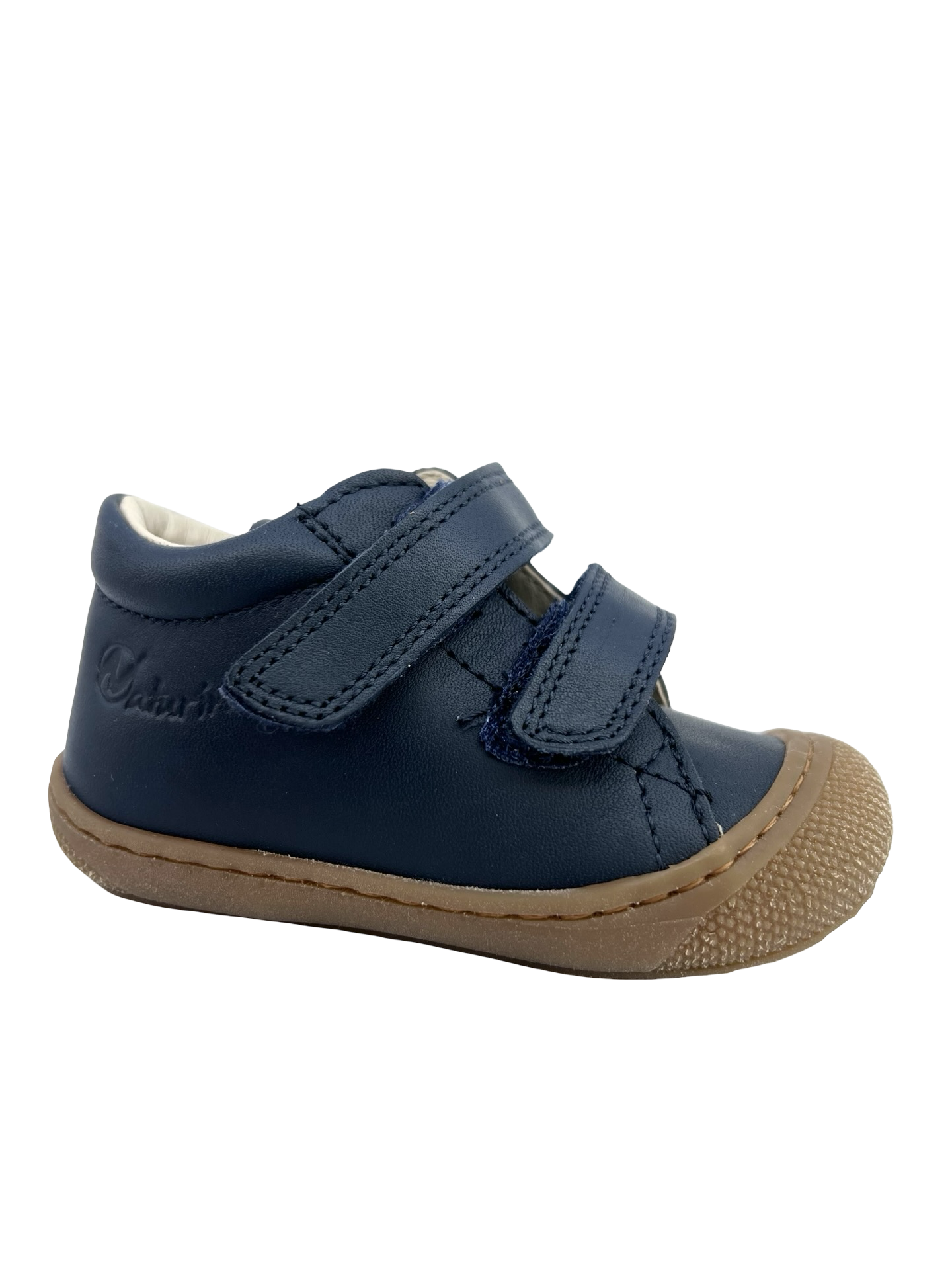 Naturino Navy Double Velcro Baby Sneaker - Cocoon