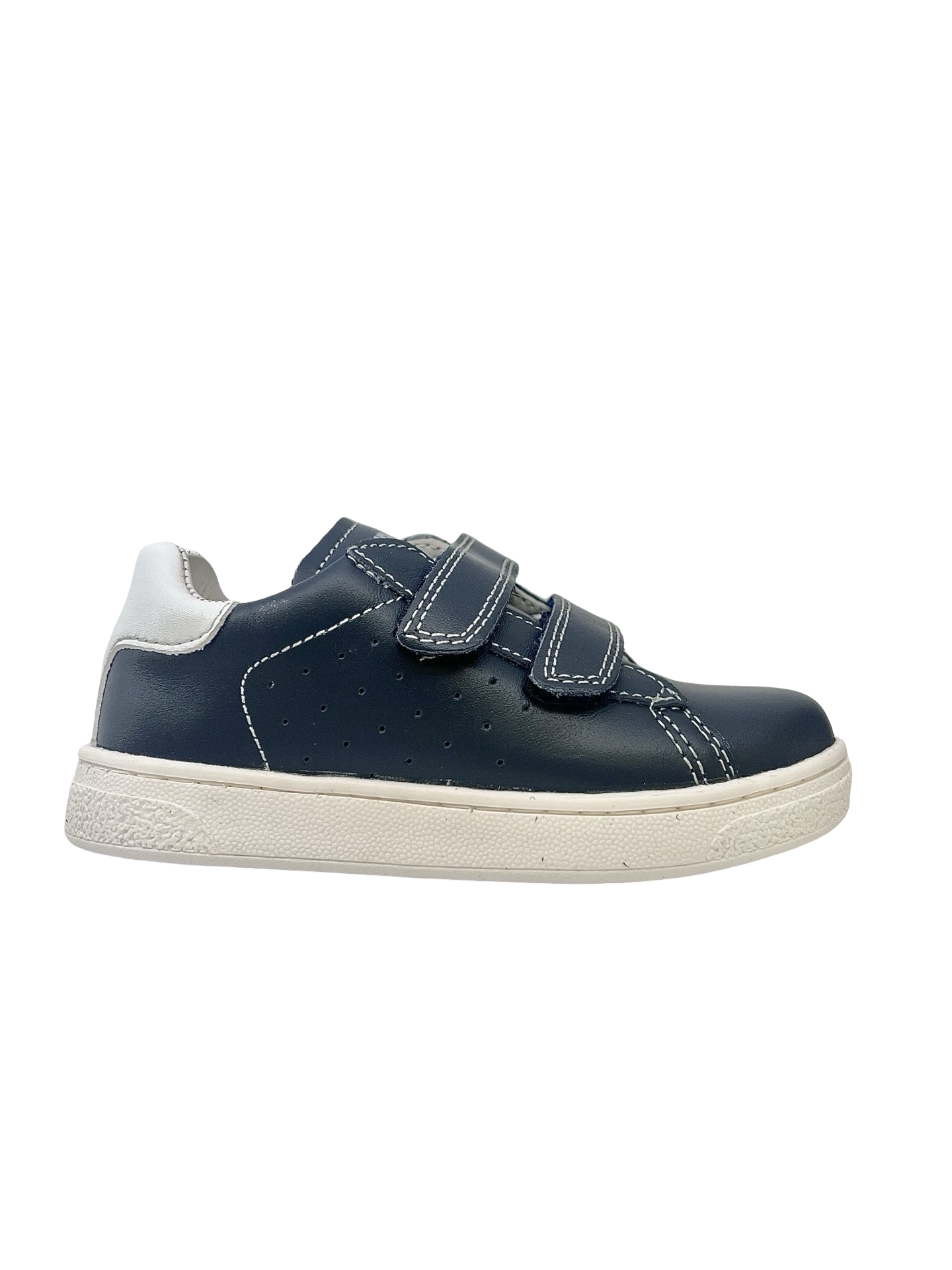 Naturino Navy Double Velcro Sneaker- Hasselt