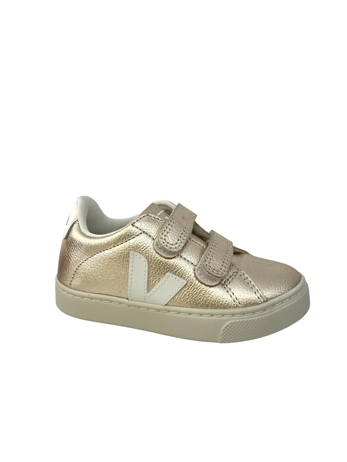 Veja Platine Double Velcro White Sneaker