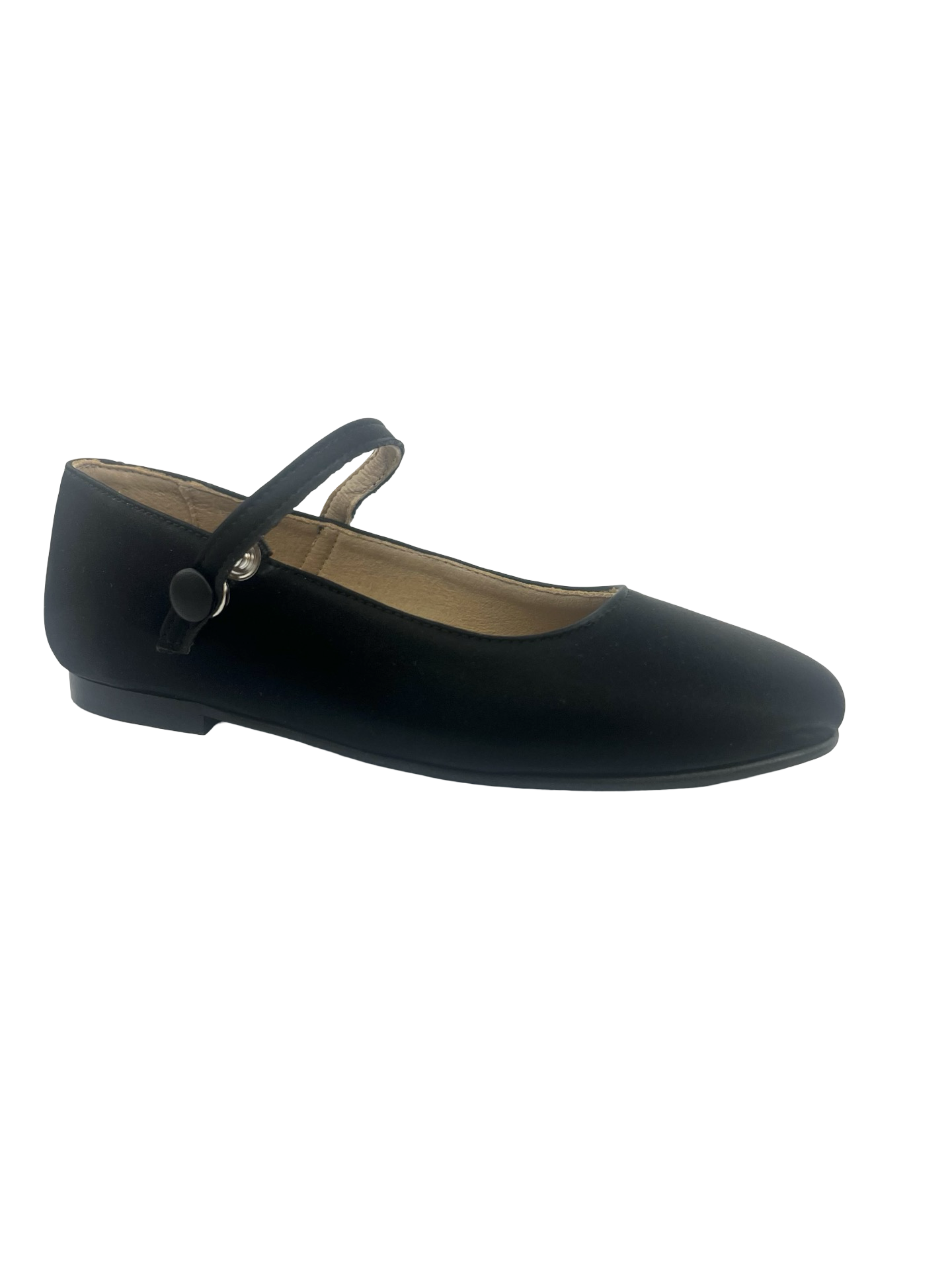 Maria Catalan Black Silk Mary Jane