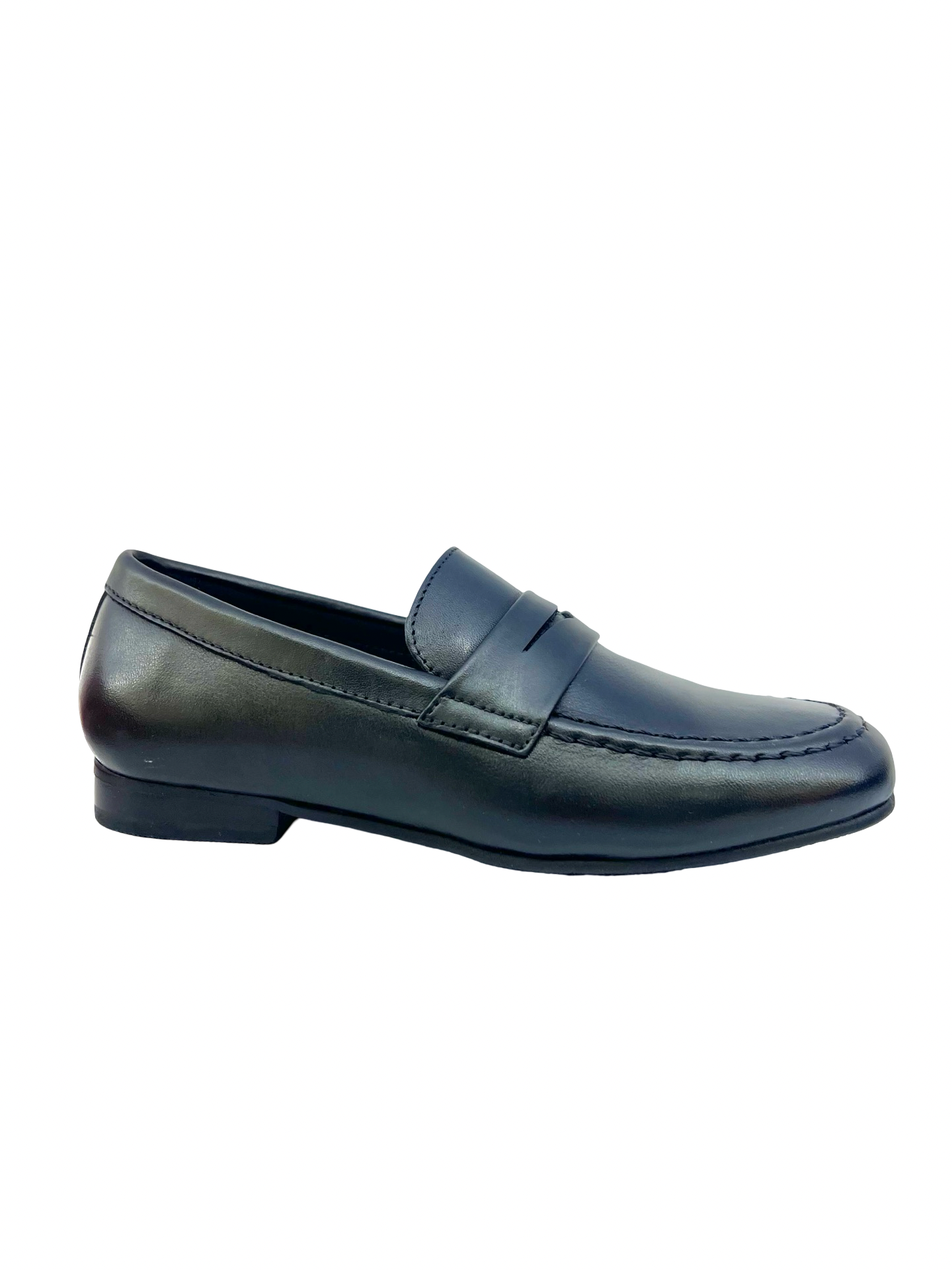 Venettini Black Dress Penny Loafer   4