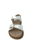 Beberlis White Scalloped Sandal
