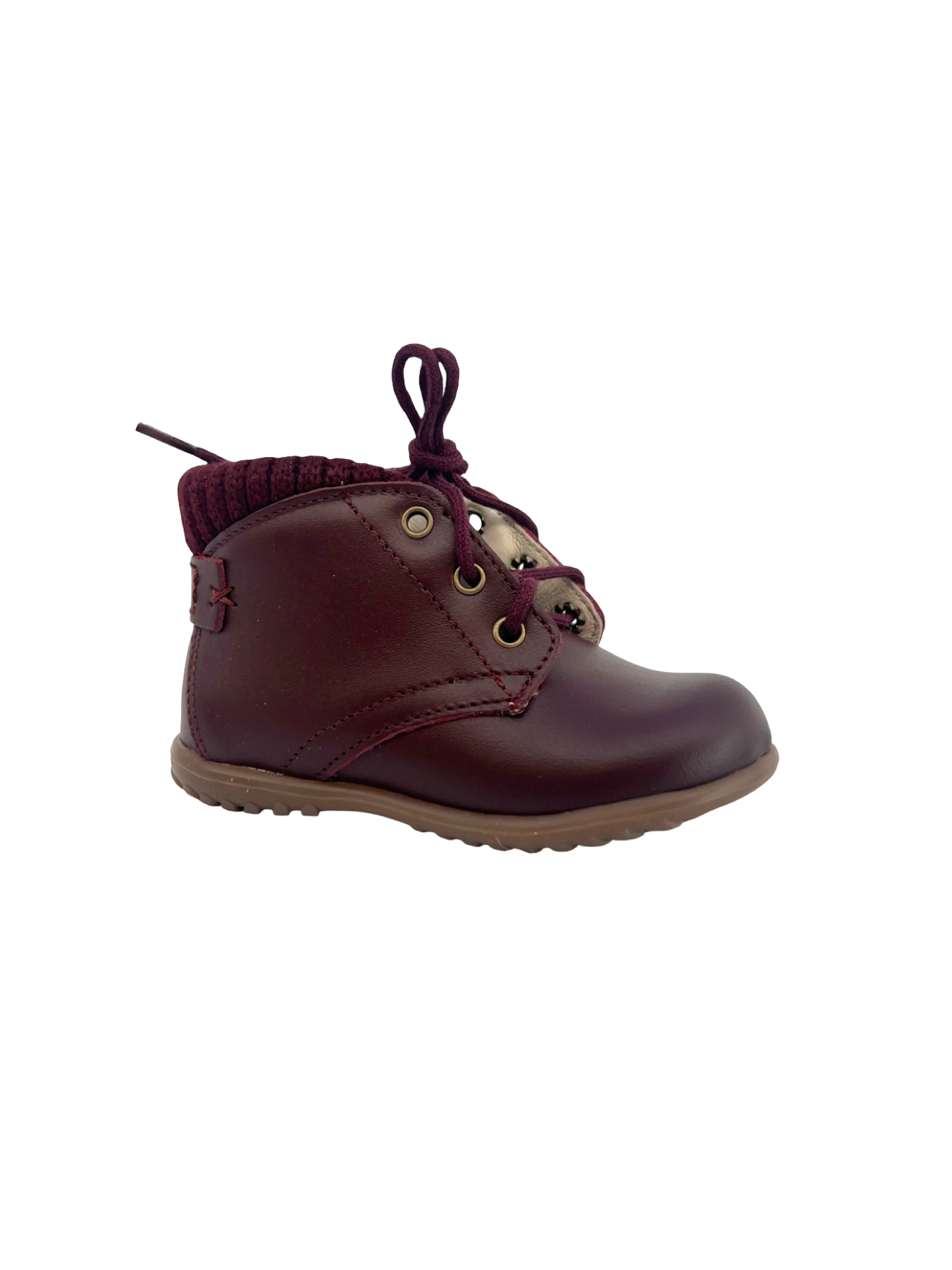 Emel Burgundy Bootie with Cuff