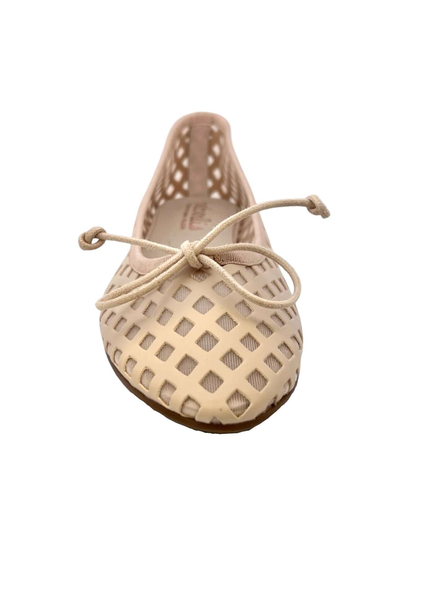 Beberlis Nude Weave Ballet Flat