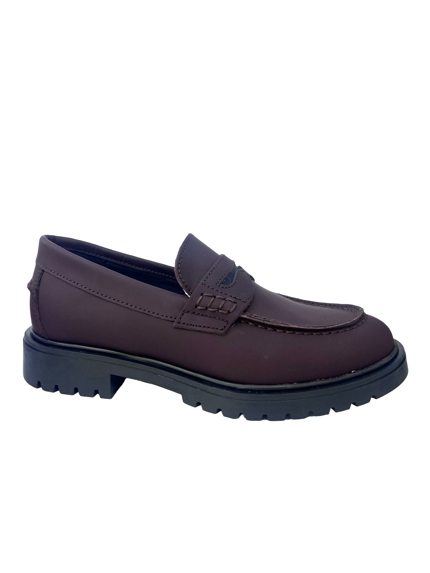 Blublonc Wine Gum Chunky Loafer